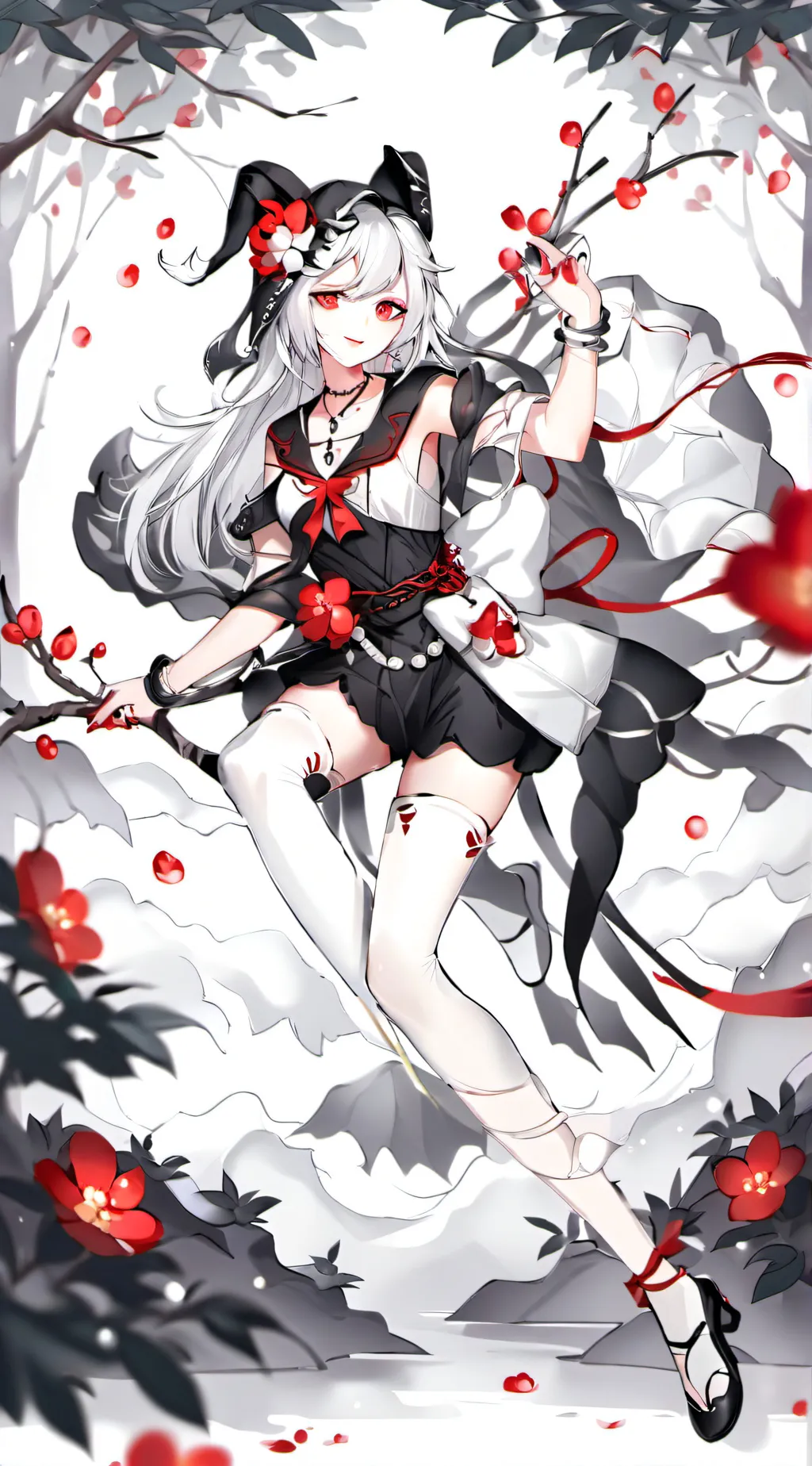 ai character: Ashley  background