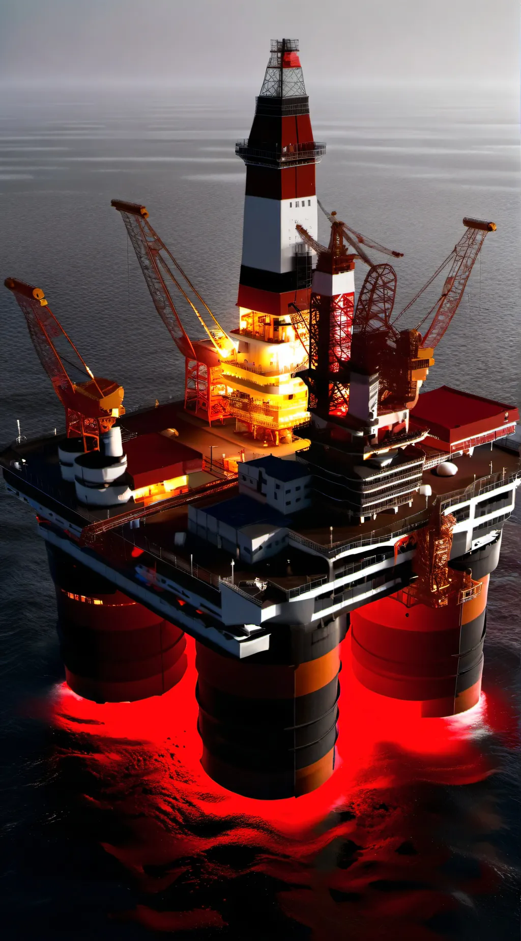 ai character: Oil Rig background