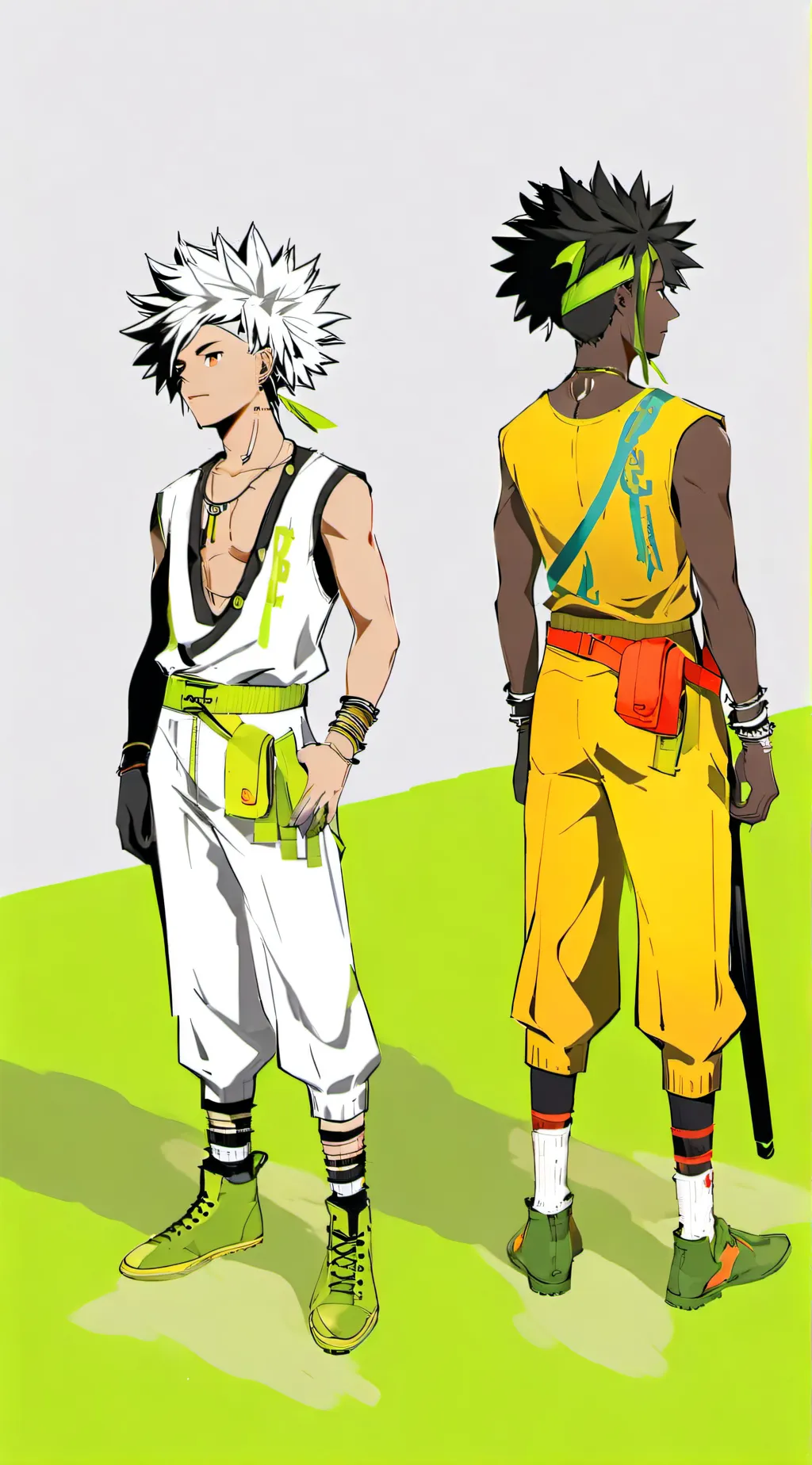 ai character: James and todd background