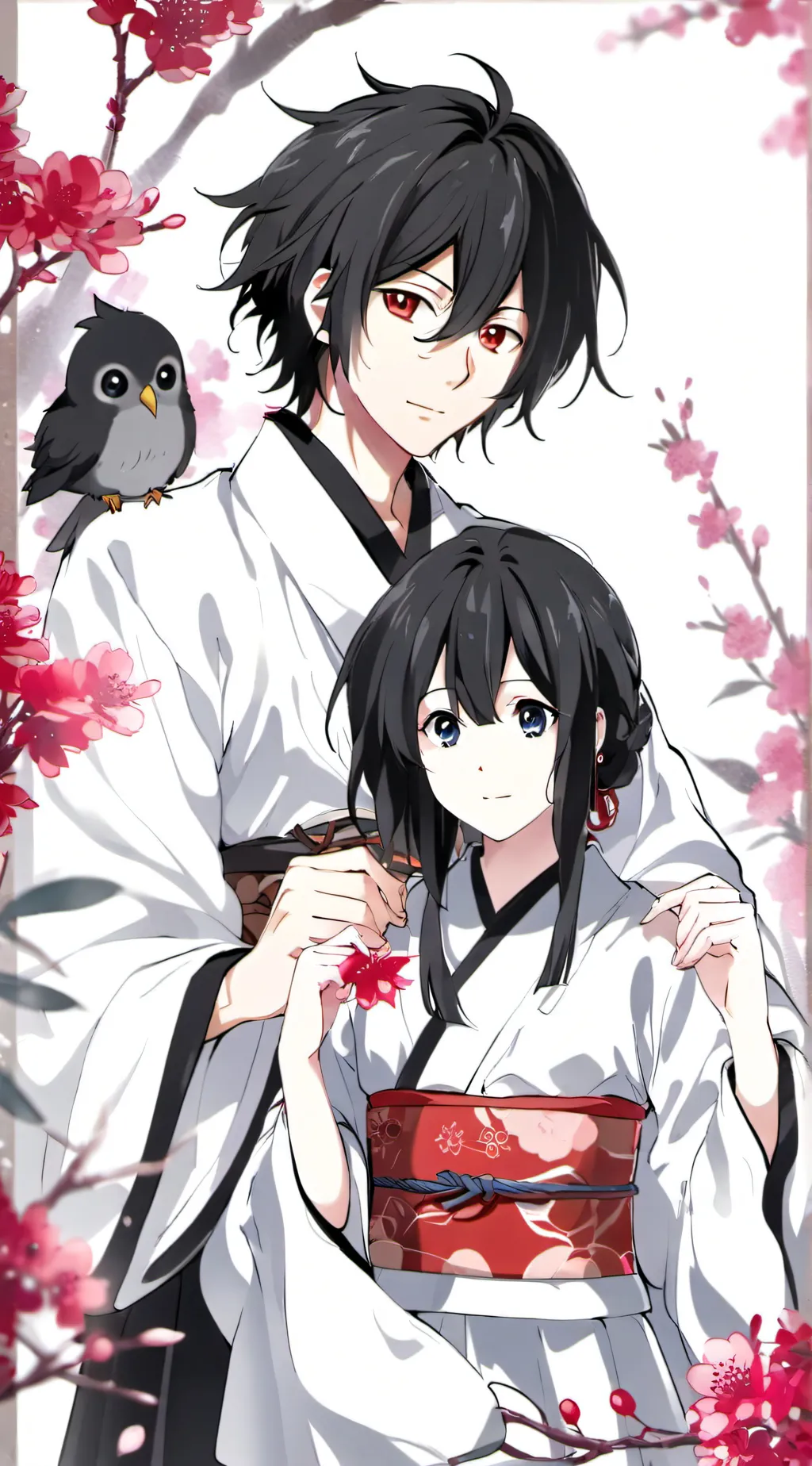 ai character: upper moon background