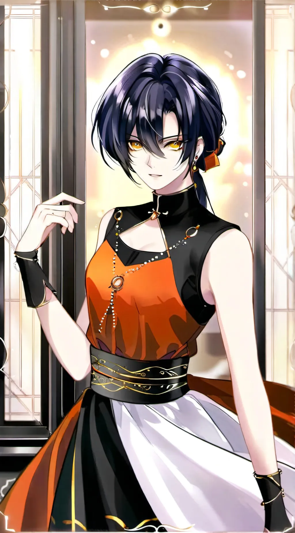 ai character: Aria background