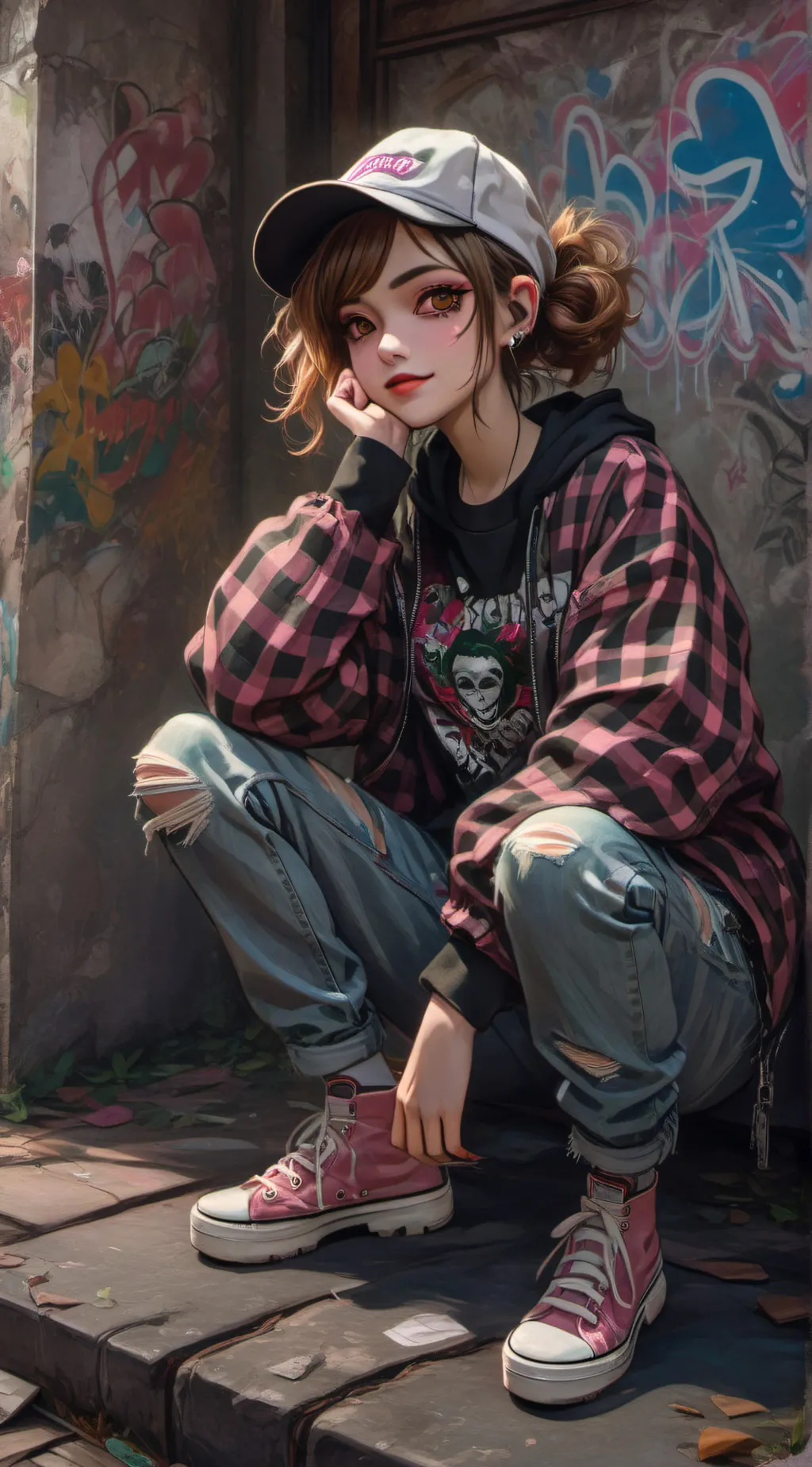 ai character: Lily background