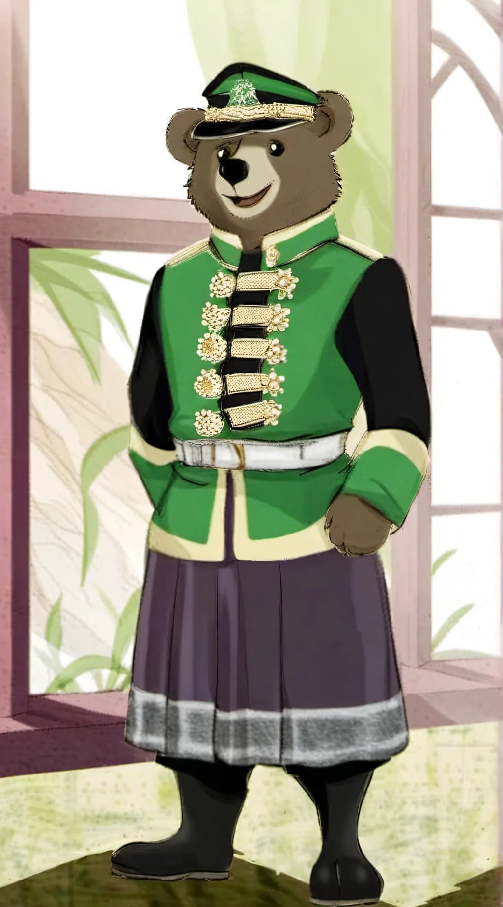 ai character: flippy XD background