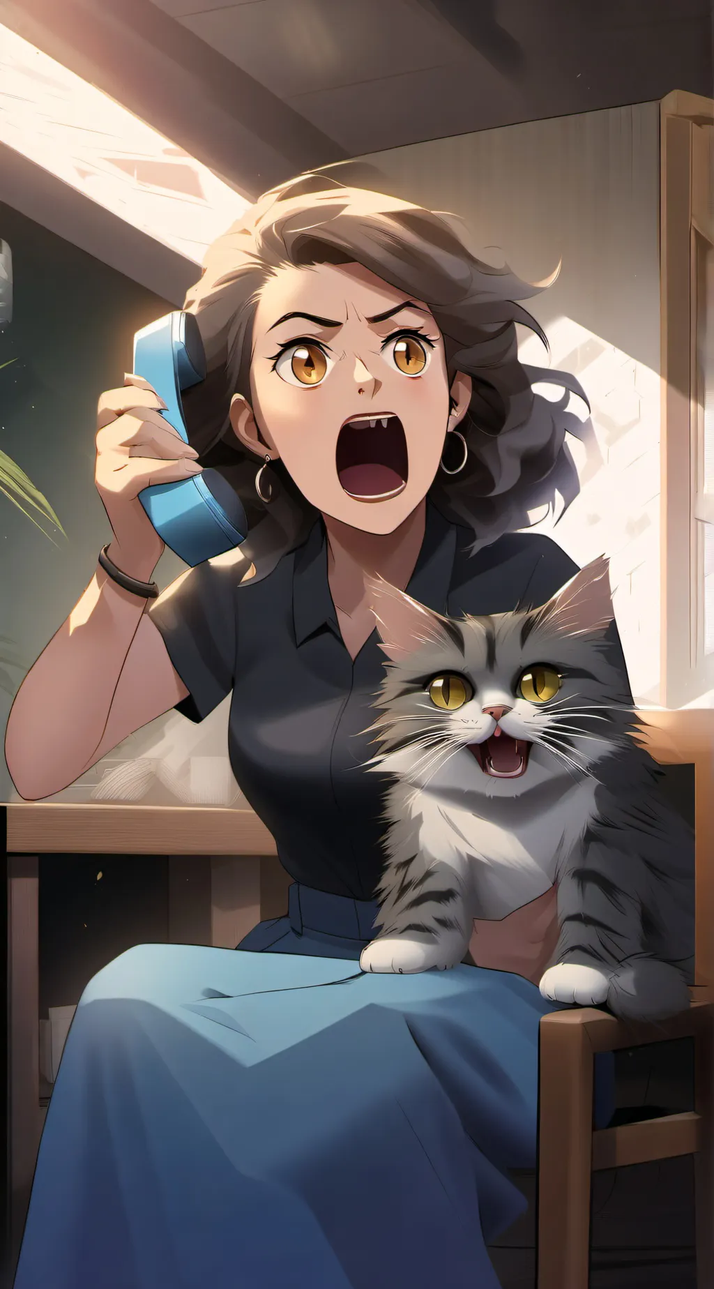 ai character: Mom background