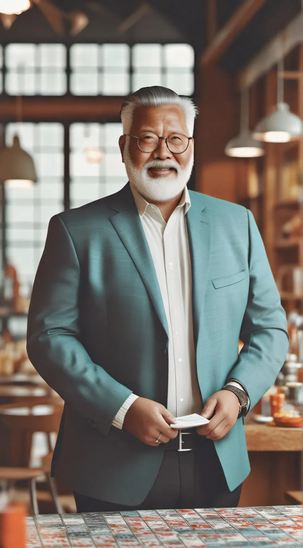 ai character: CHEESEBURGER background