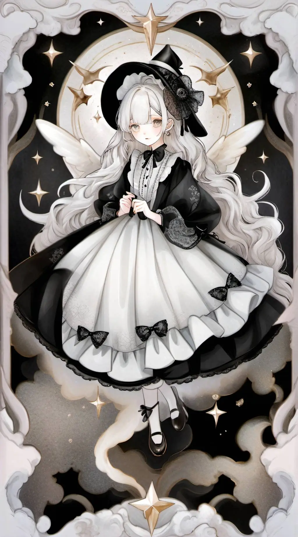 ai character: fairy goddess background