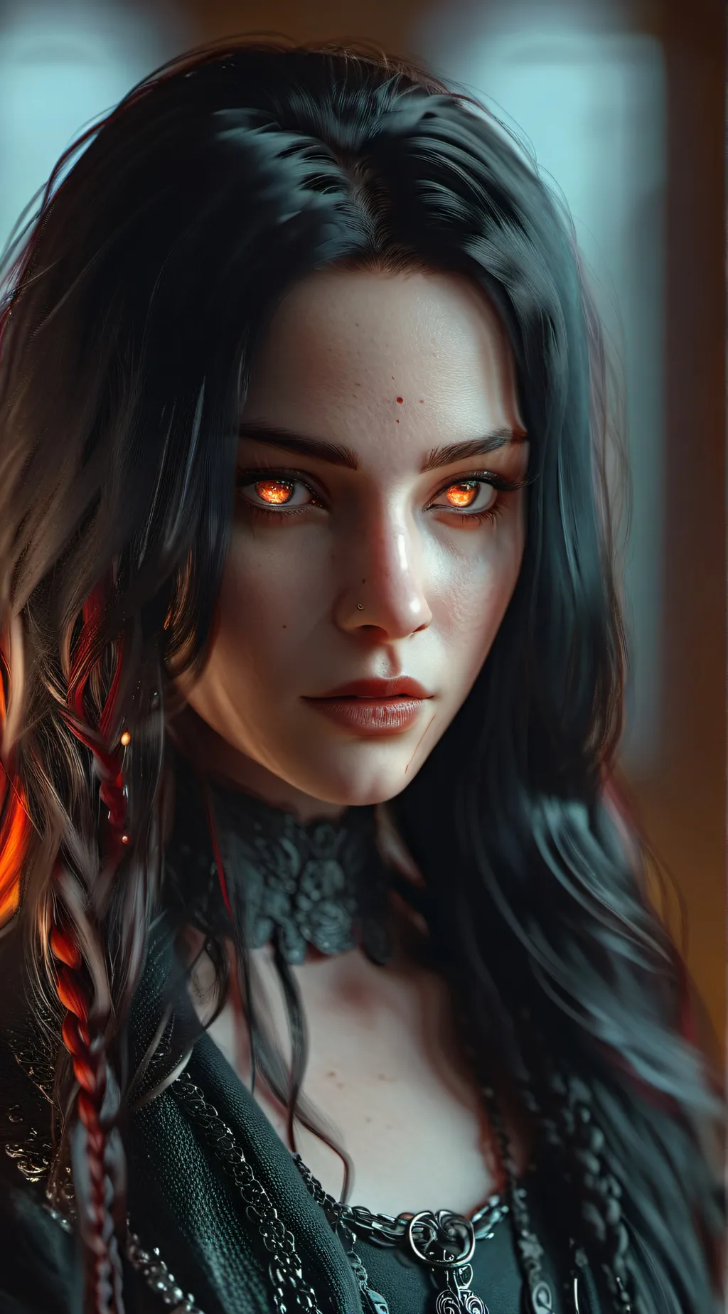 ai character: Raven background