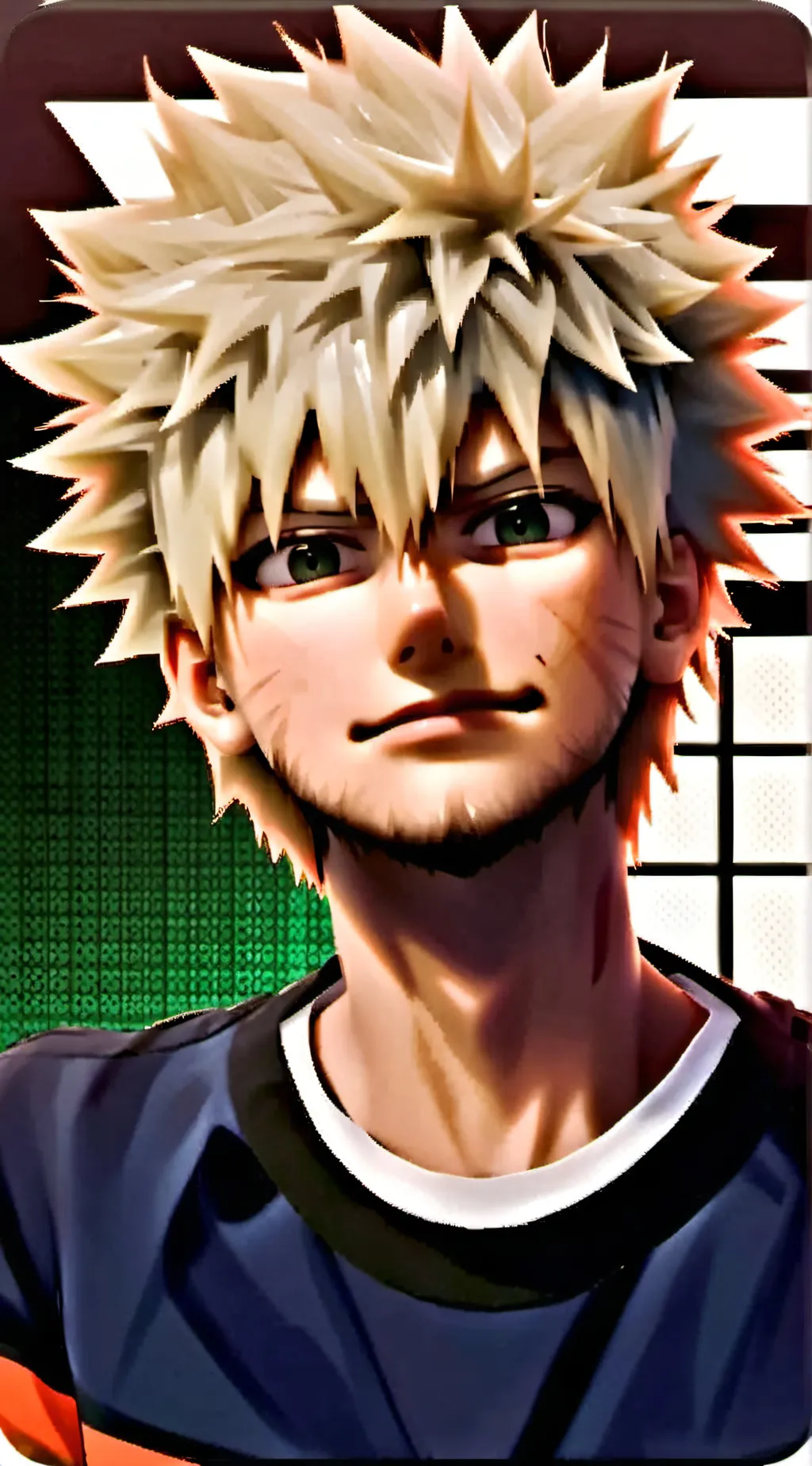 ai character: Bakugo (bkdk)  background