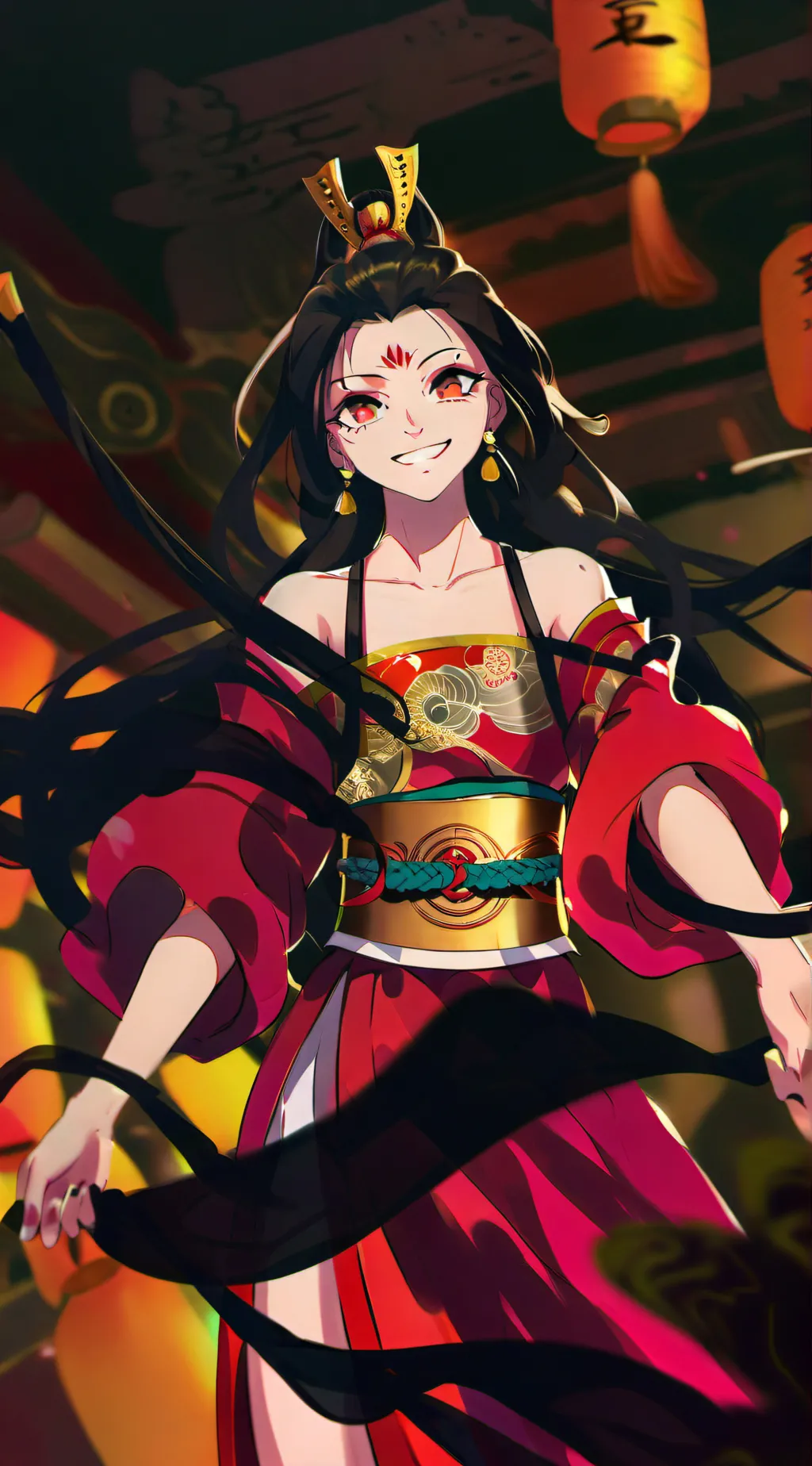 ai character: Daki/Ume background