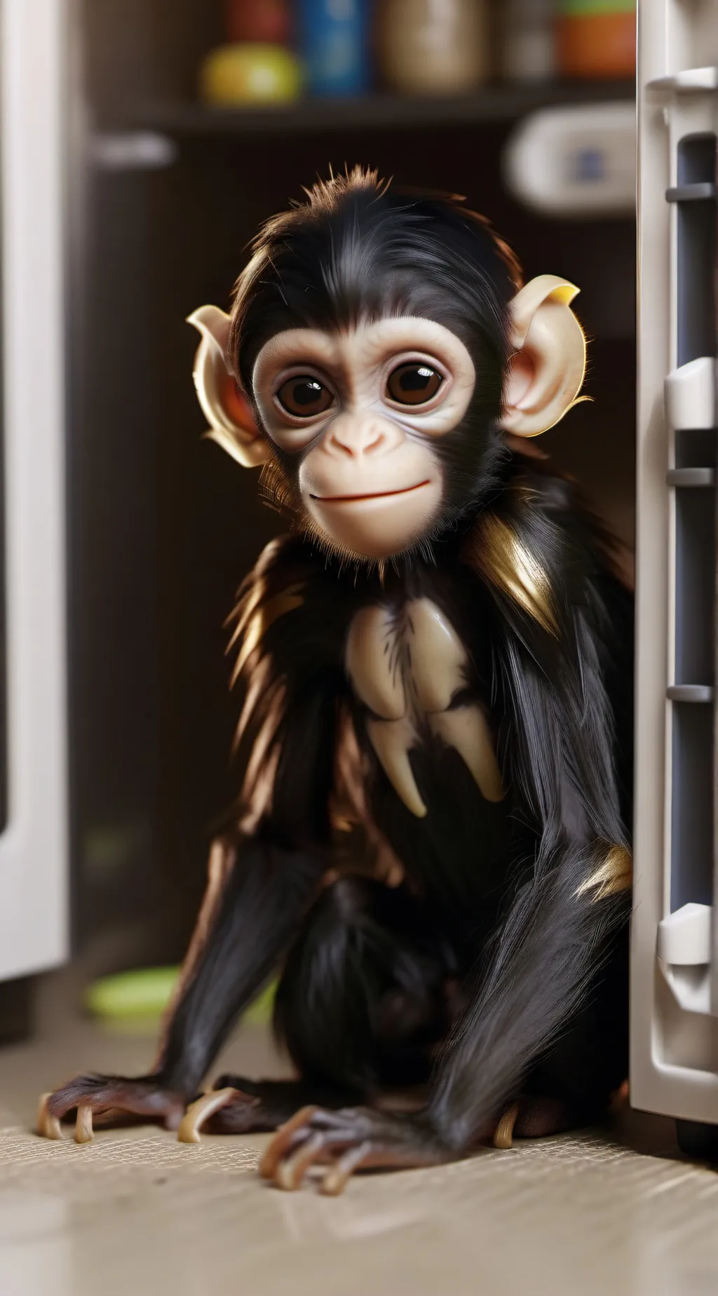 ai character: Spider Monkey background