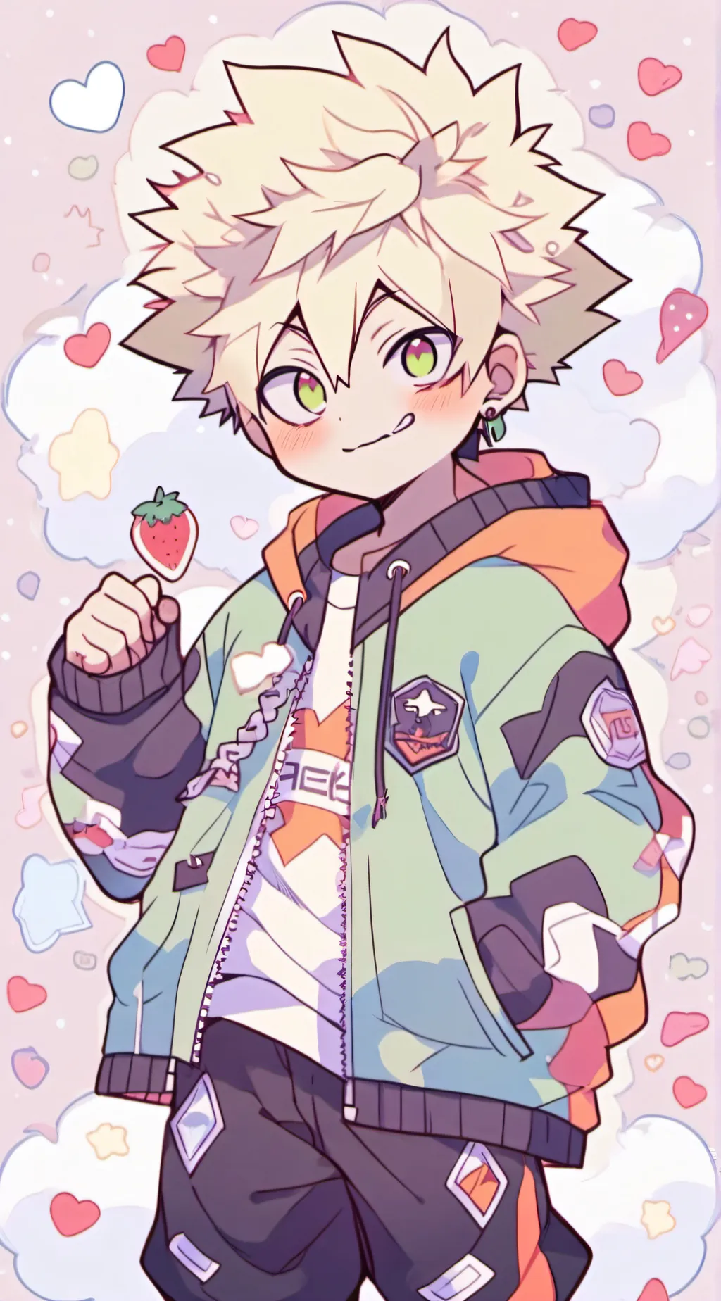 ai character: Loving katsuki  background