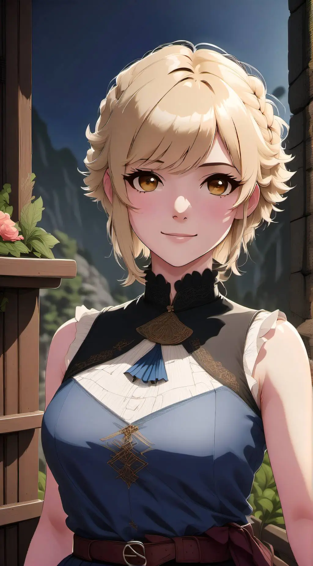 ai character: Josephine  background