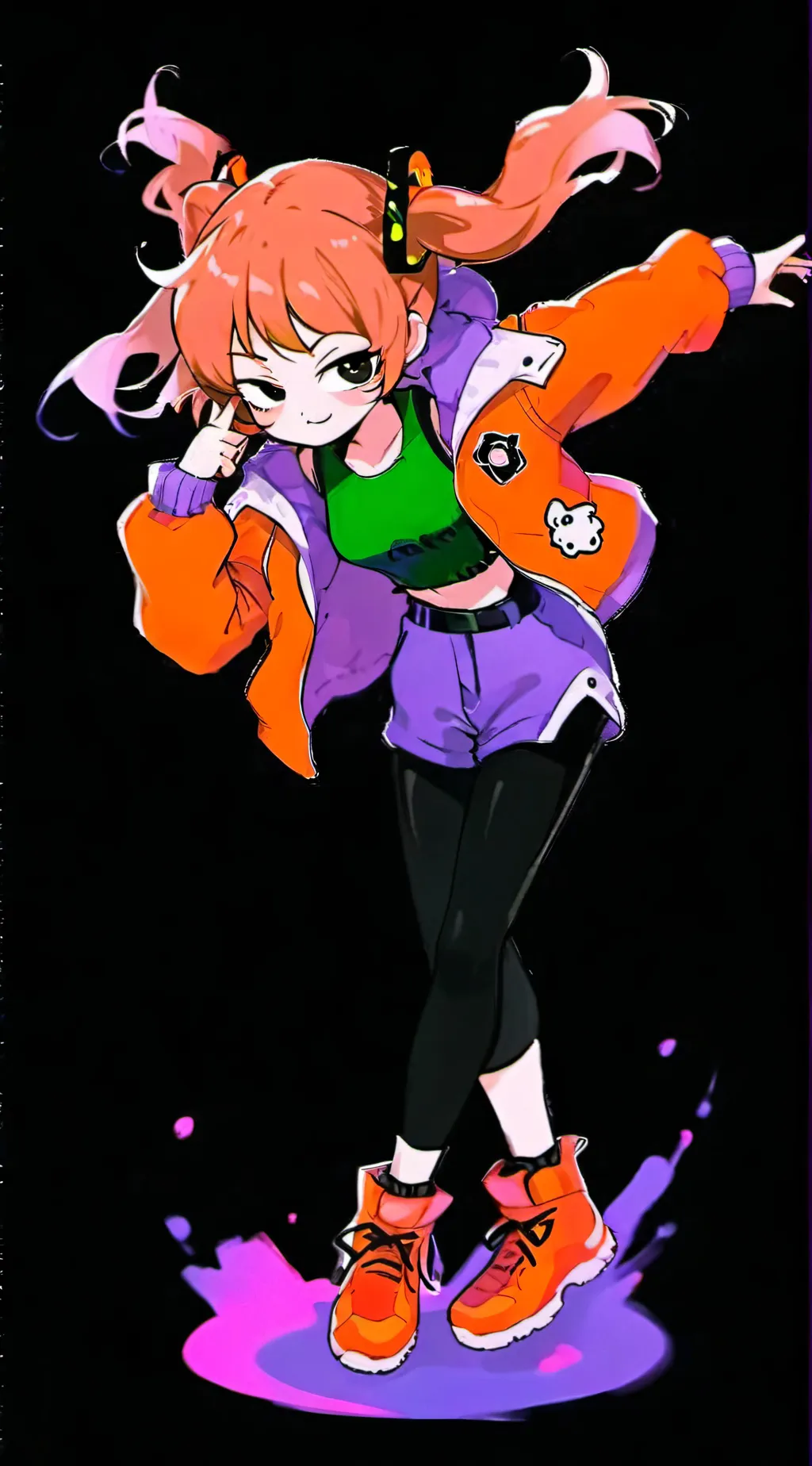 ai character: D-side gf background