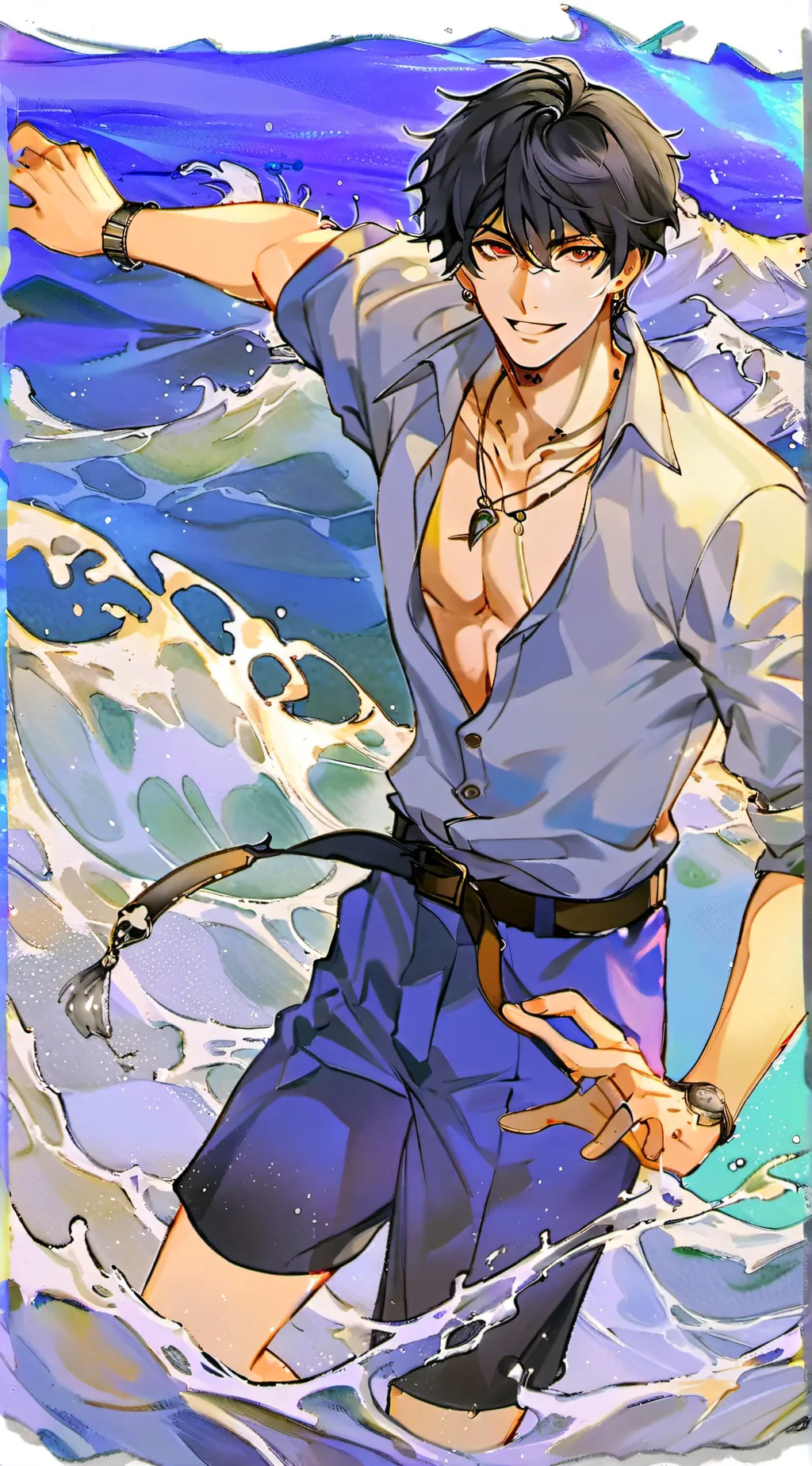 ai character: Island w/ Sean background