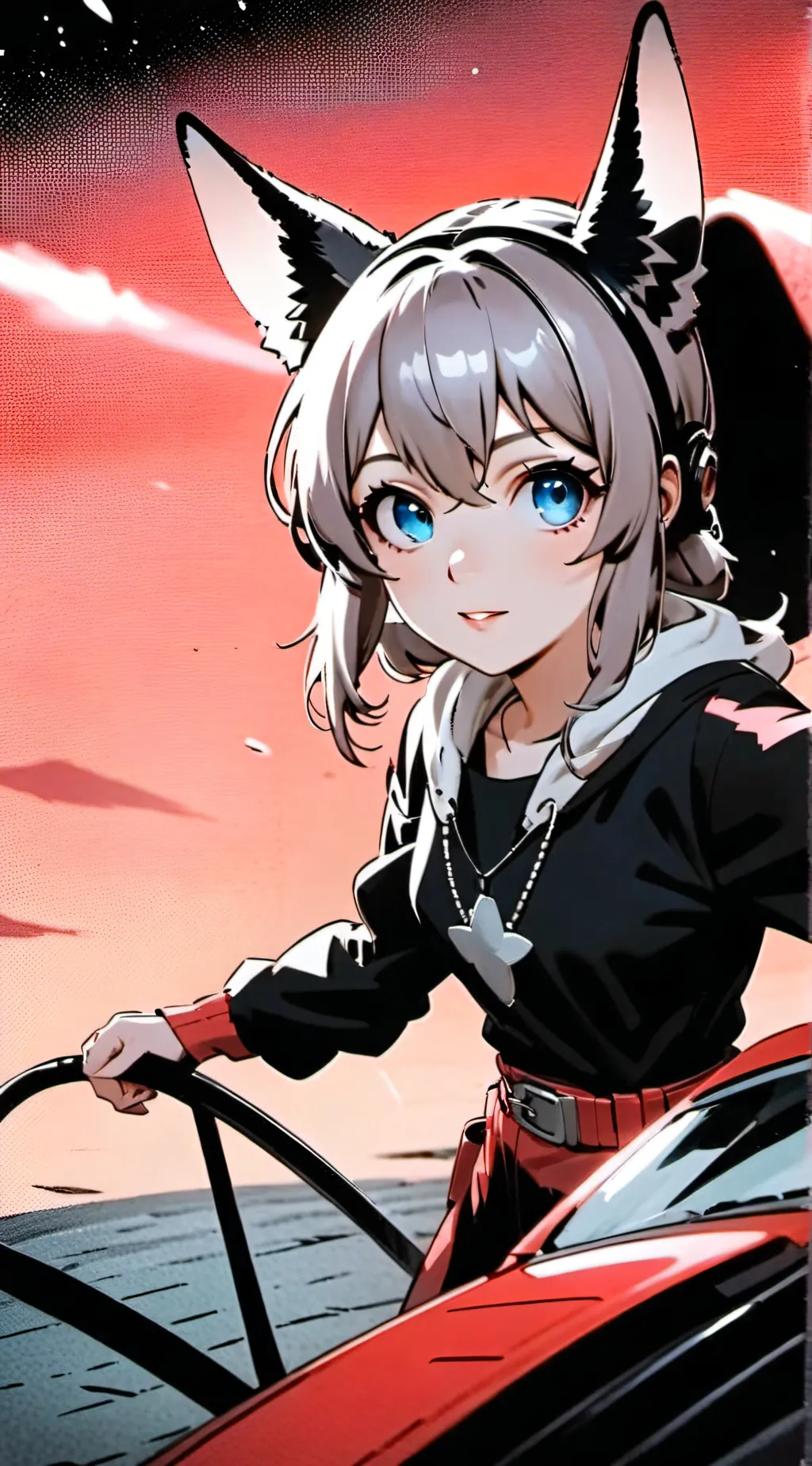 ai character: Cheese  background