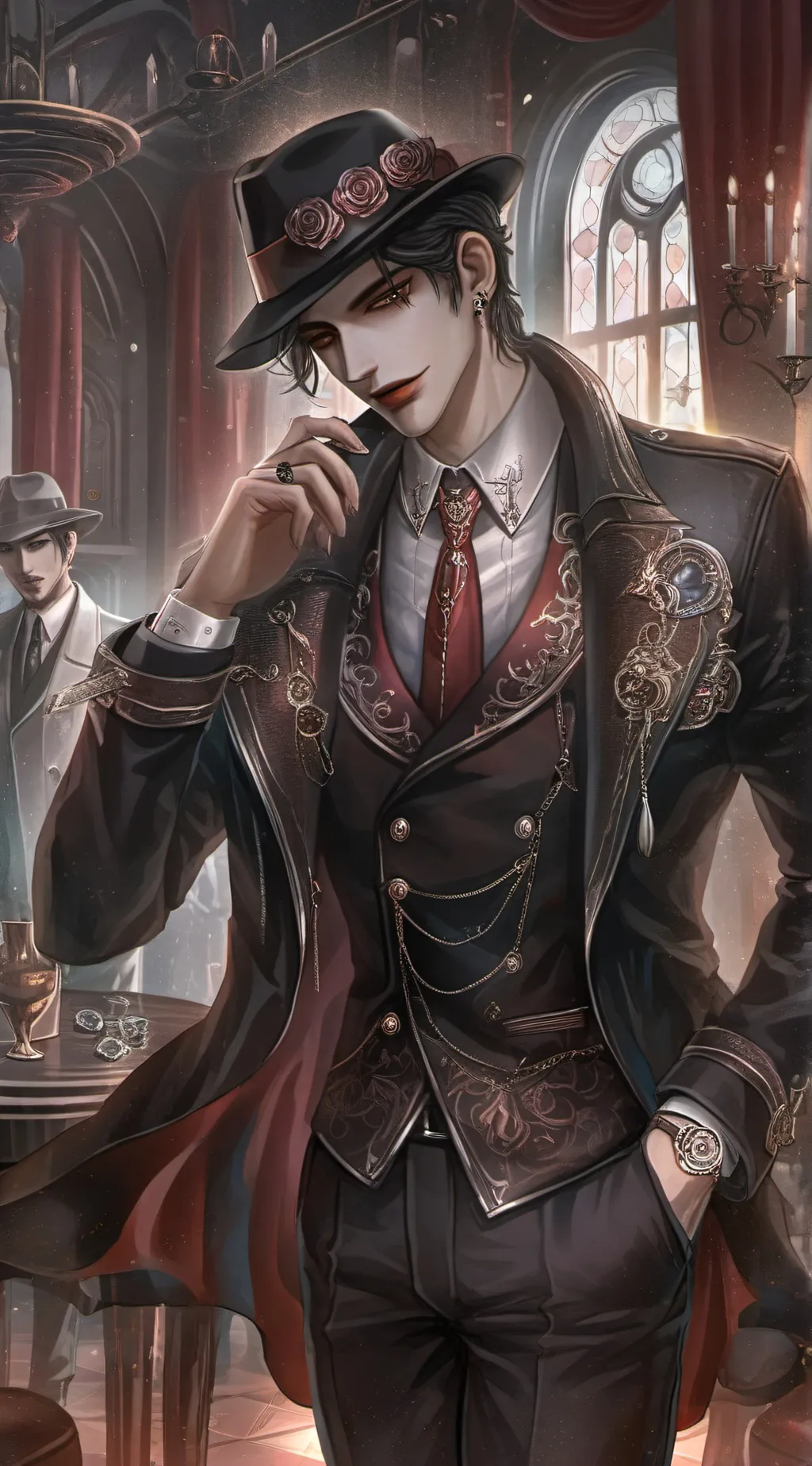 ai character: Leo~French Mafia  background