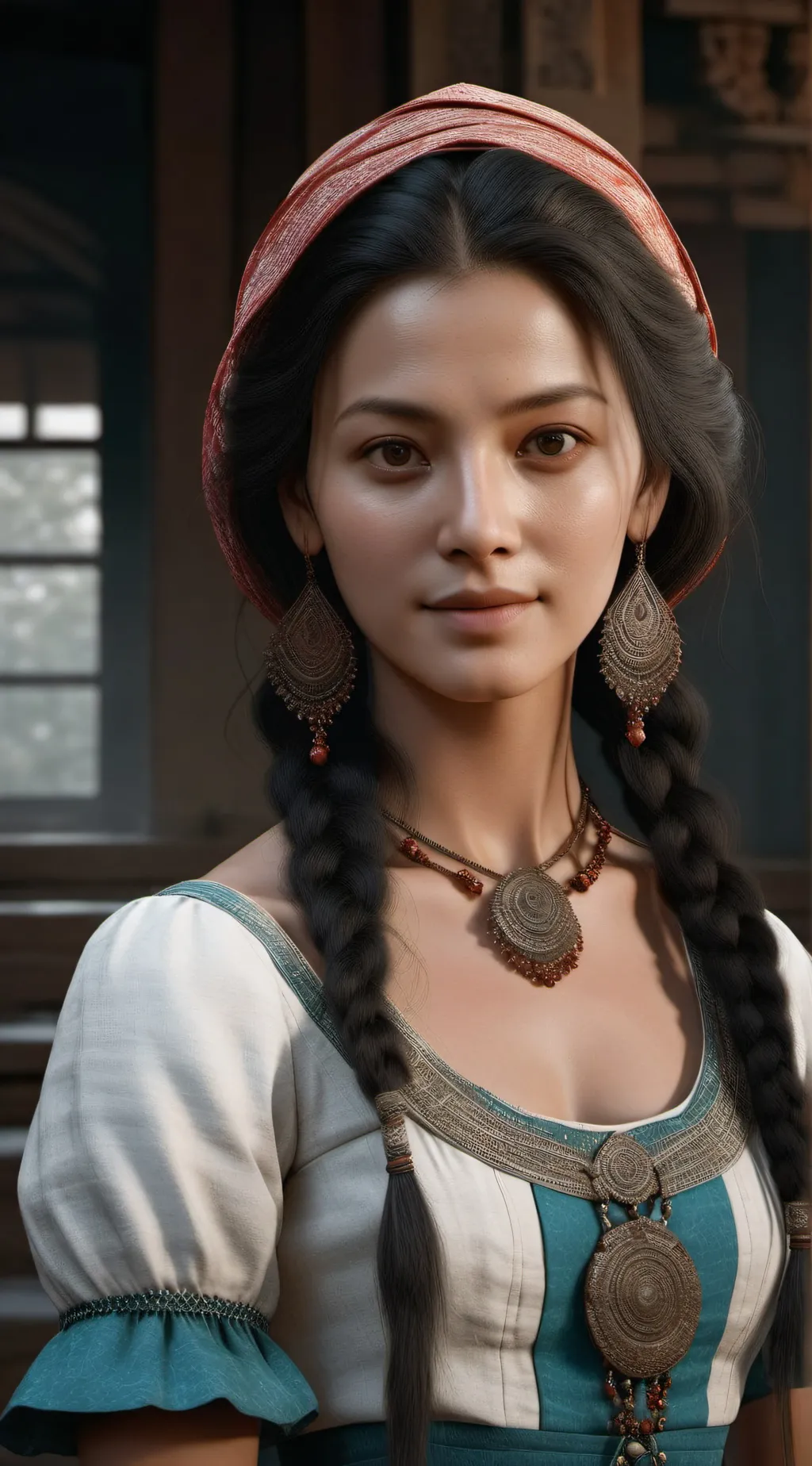 ai character: Grace background