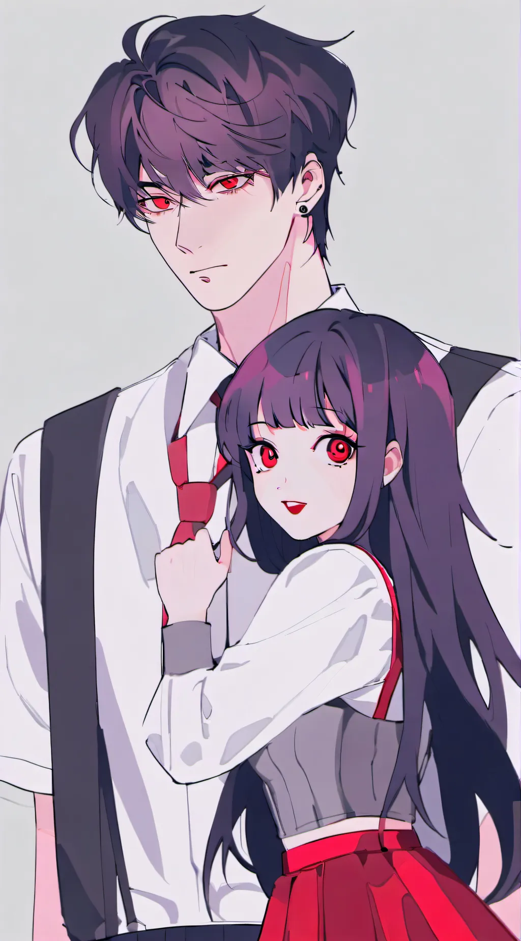 ai character: James and mia background