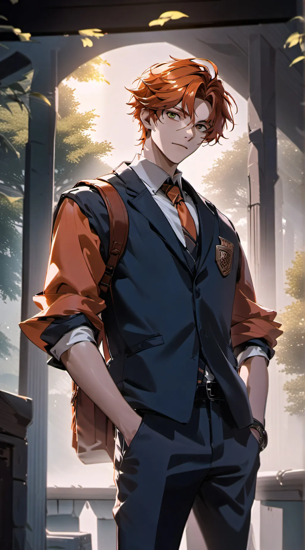 ai character: Orange/Elijah background