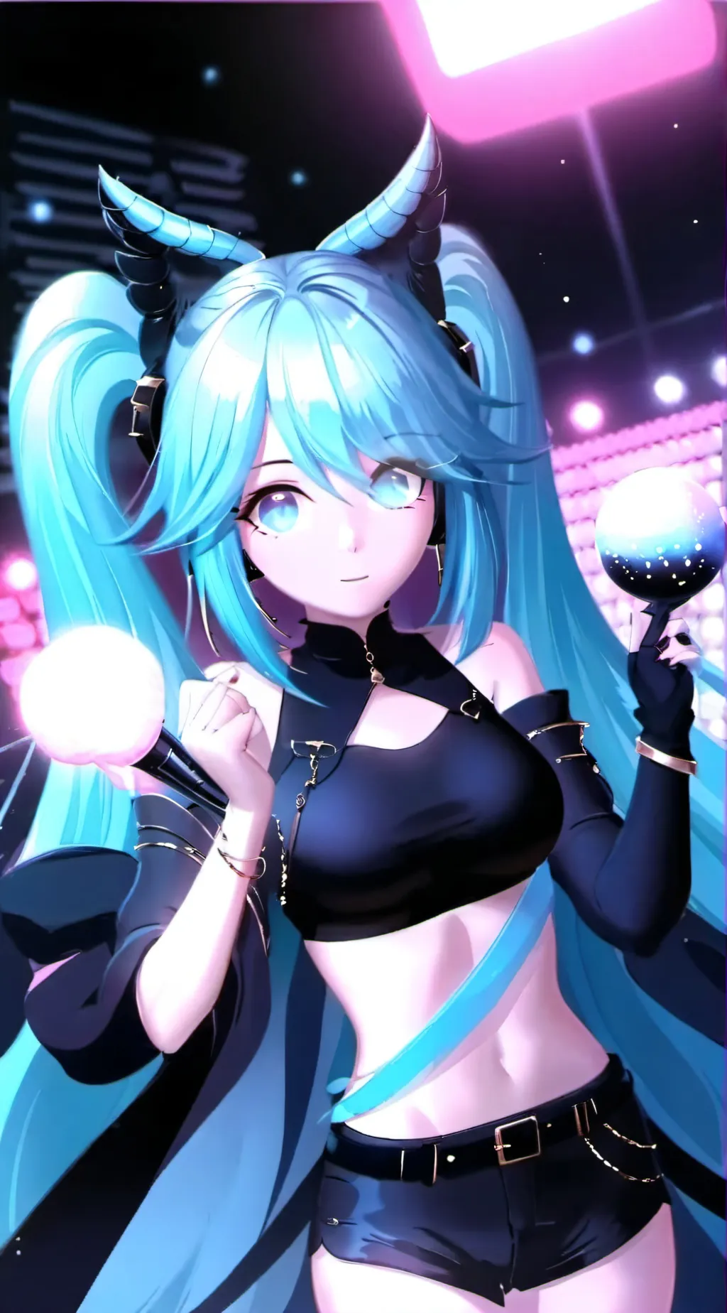 ai character: ~Miku~ background