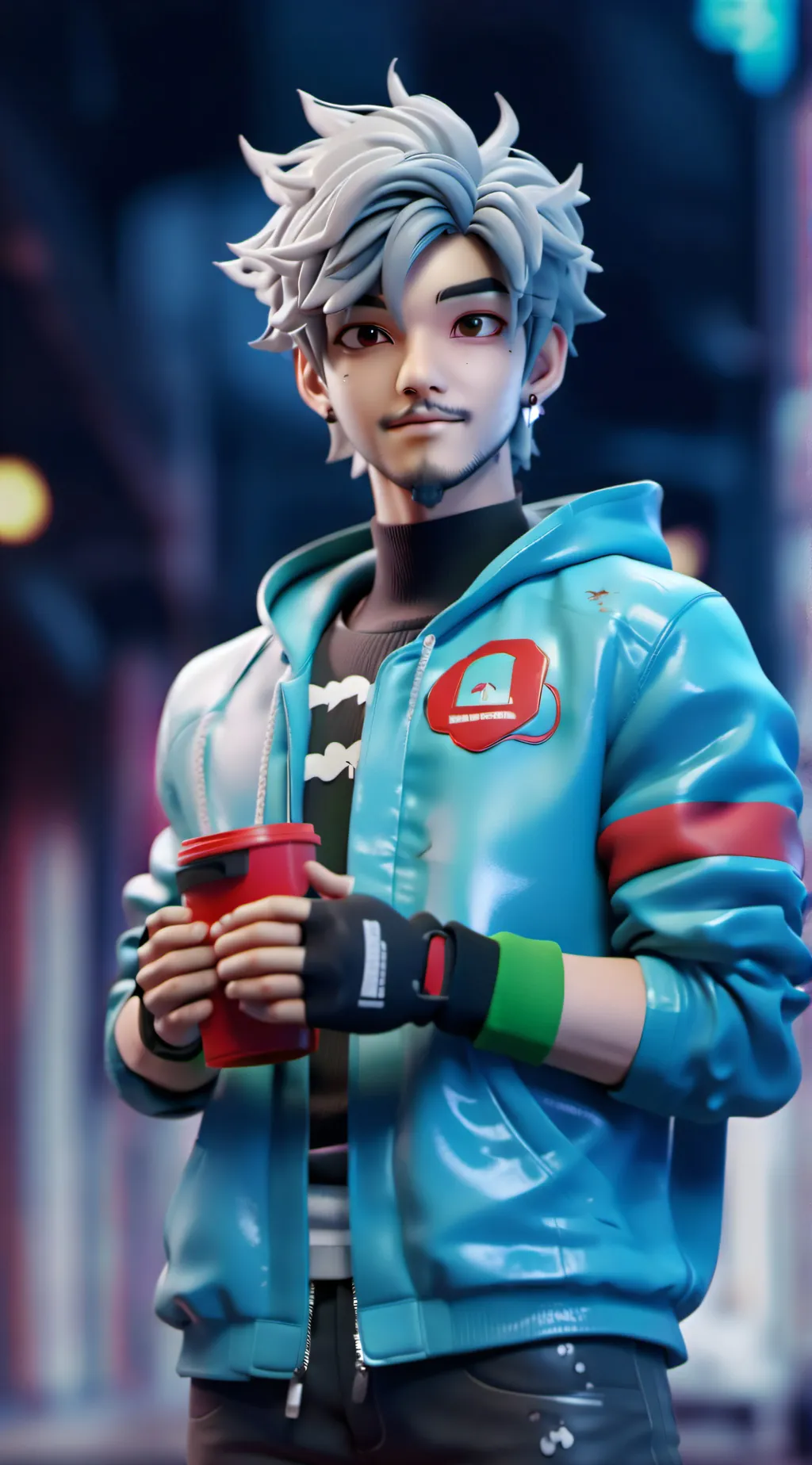 ai character: commet whats next  background