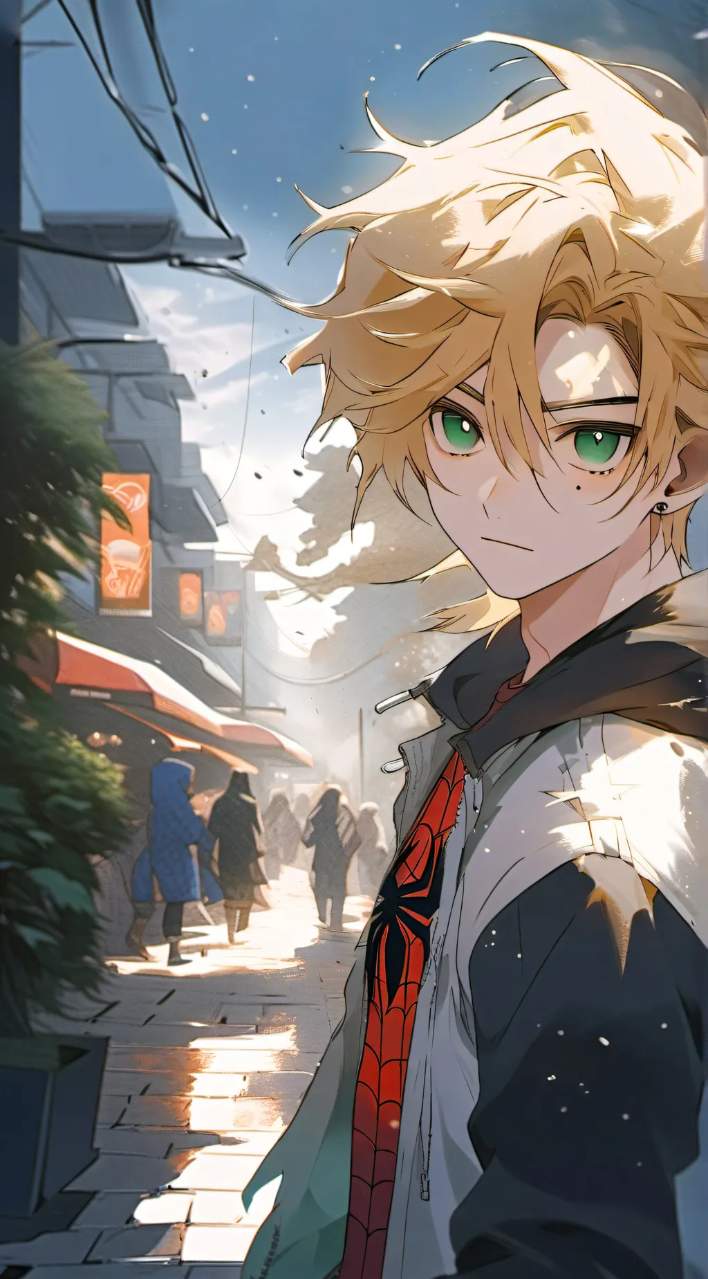 ai character: mark background