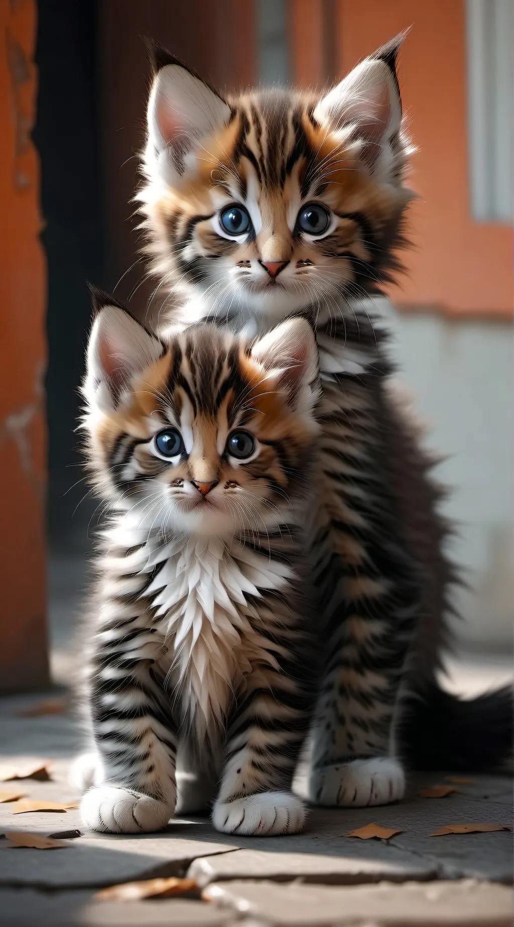 ai character: cats background