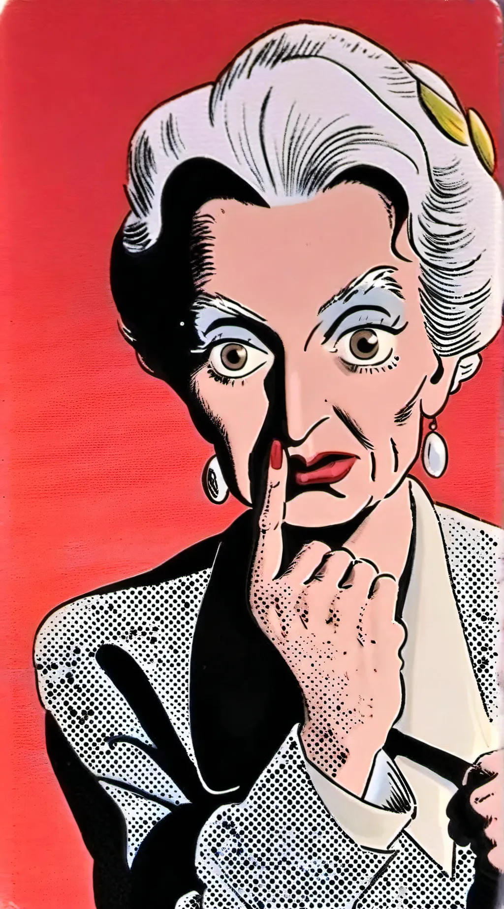 ai character: grama glizzy background