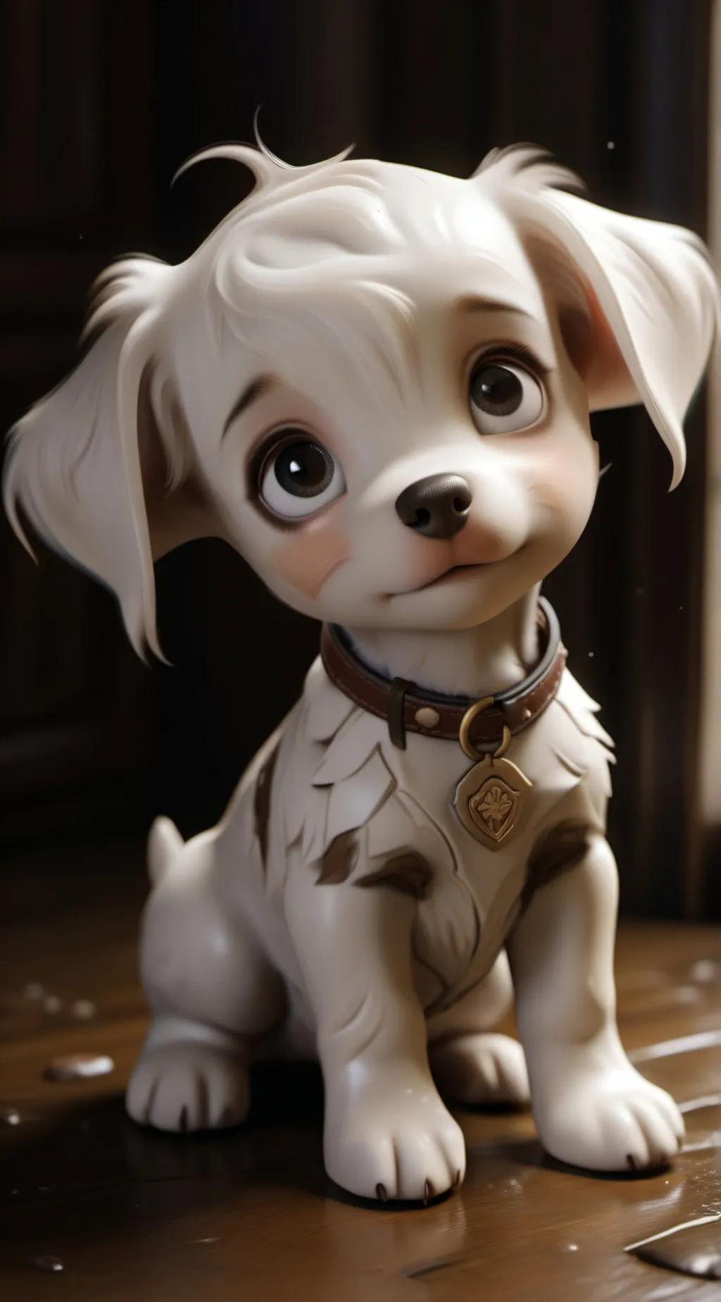 ai character: snowball background