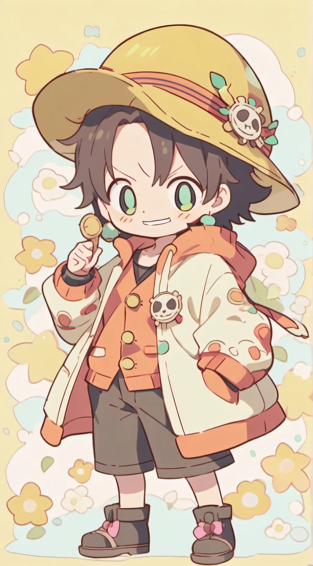 ai character: 💅🏻one piece💅🏻 background