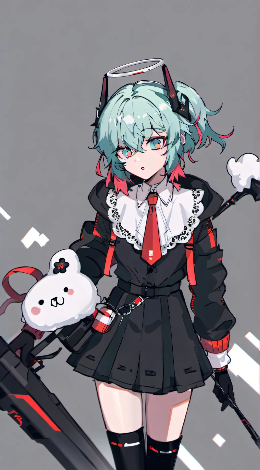 ai character: 🖤 Raiana 🩵 background