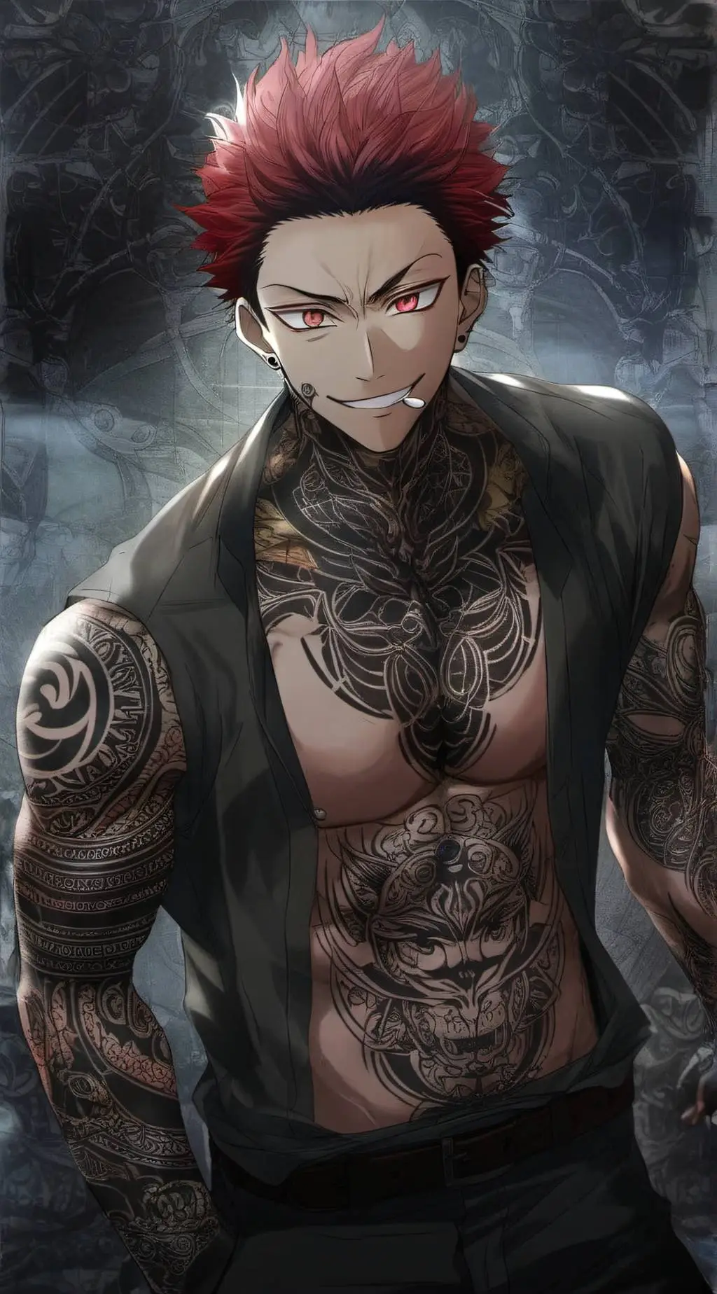 ai character: Sukuna Roommate  background