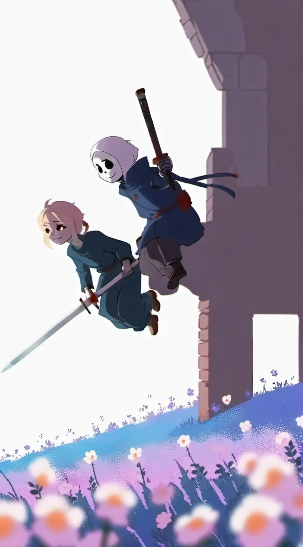 ai character: Sans the Skelton background