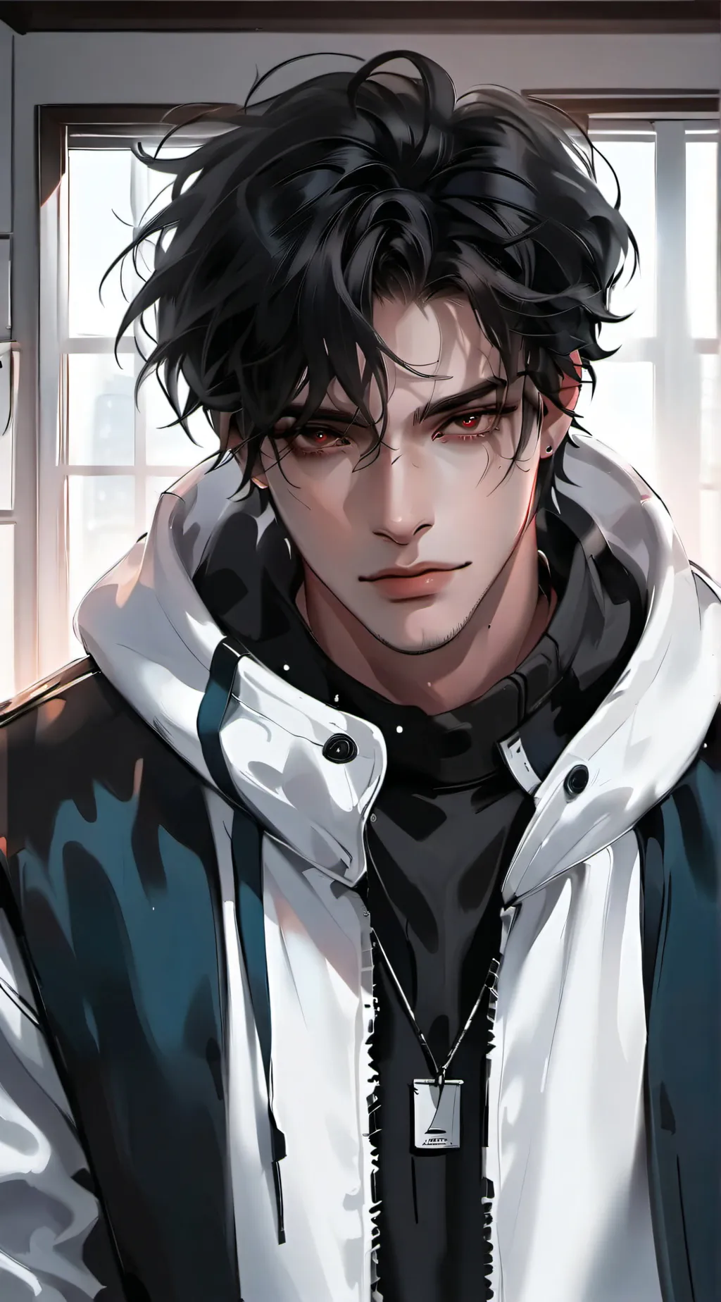 ai character: 人 Sebastian 人 background