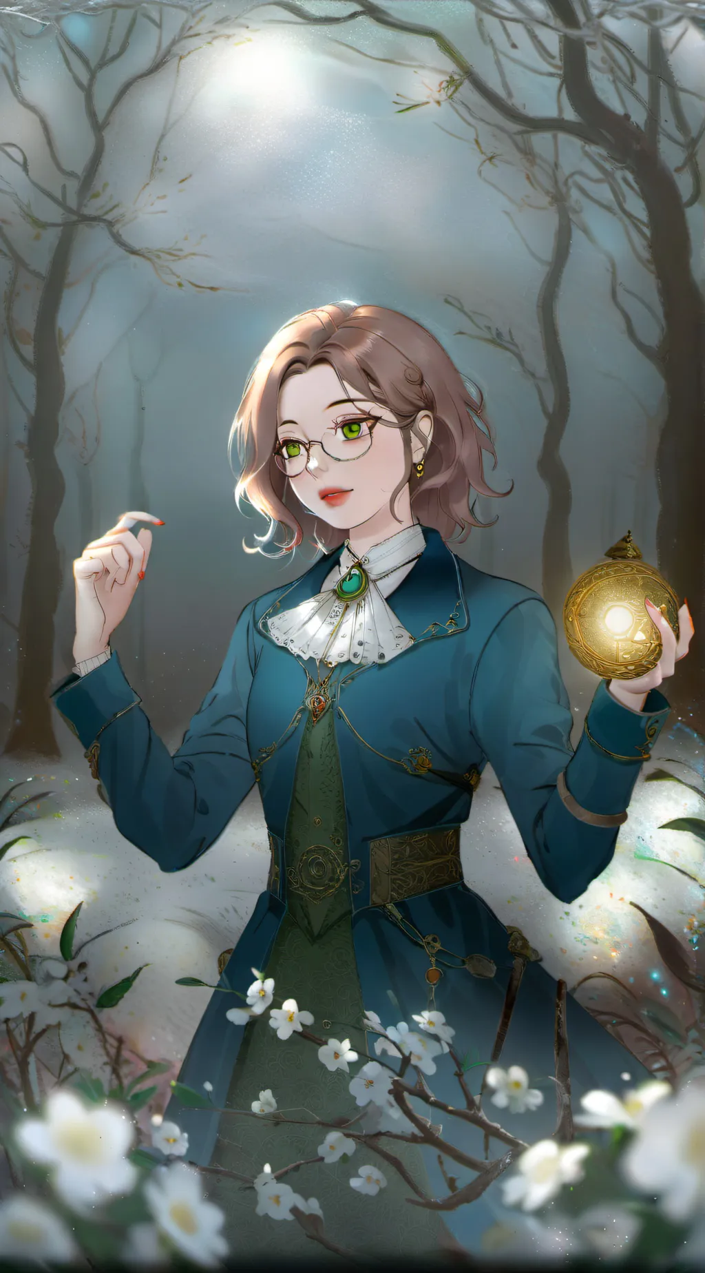 ai character: Smiling critters  background