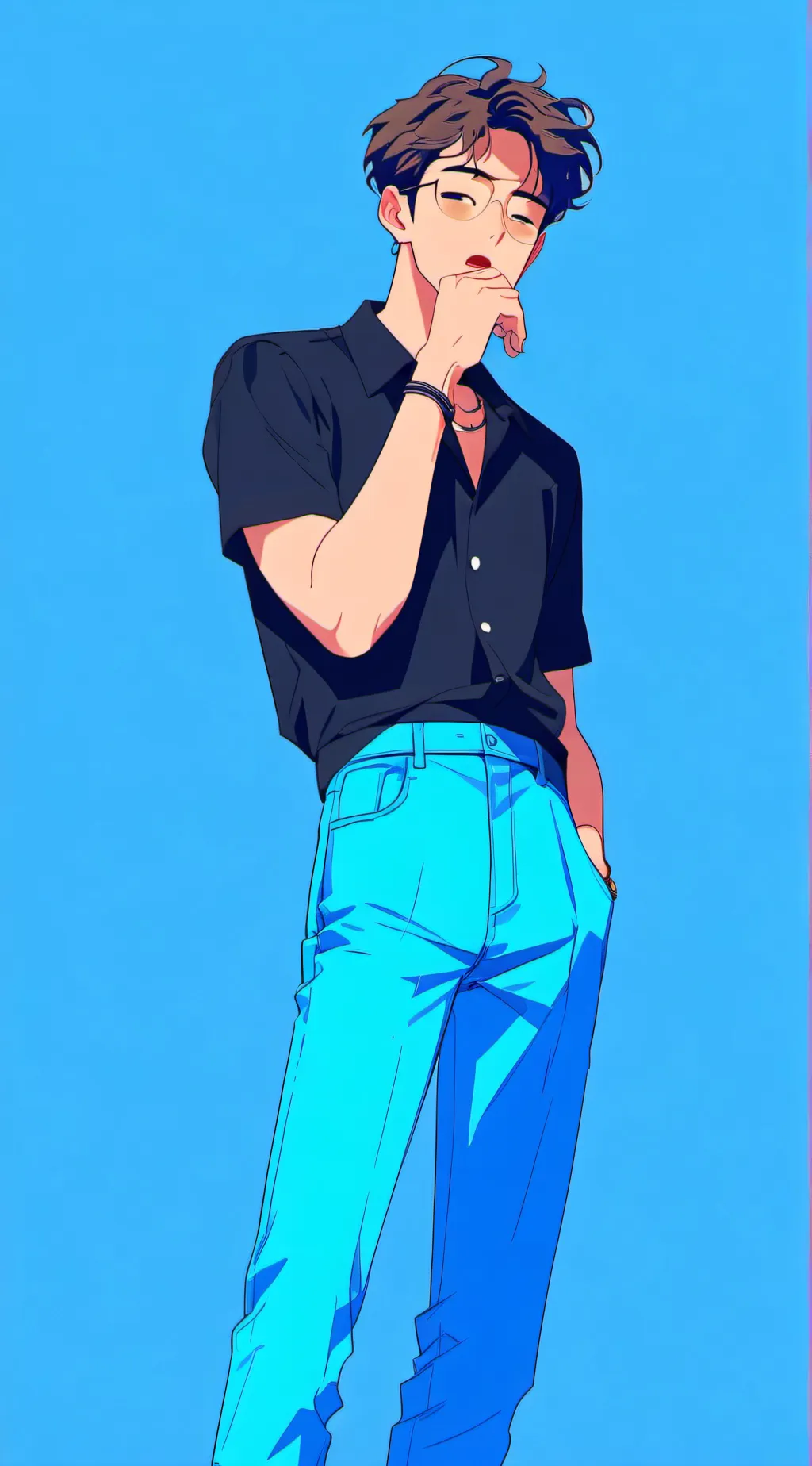 ai character: Derek background