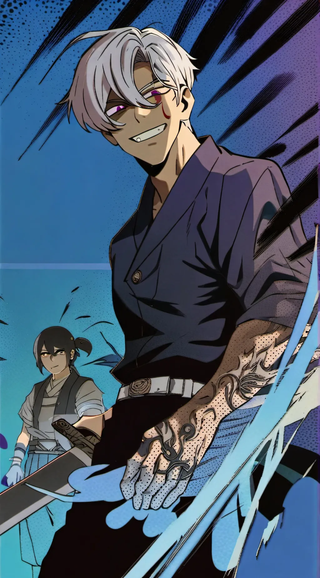 ai character: test subject:0641 background