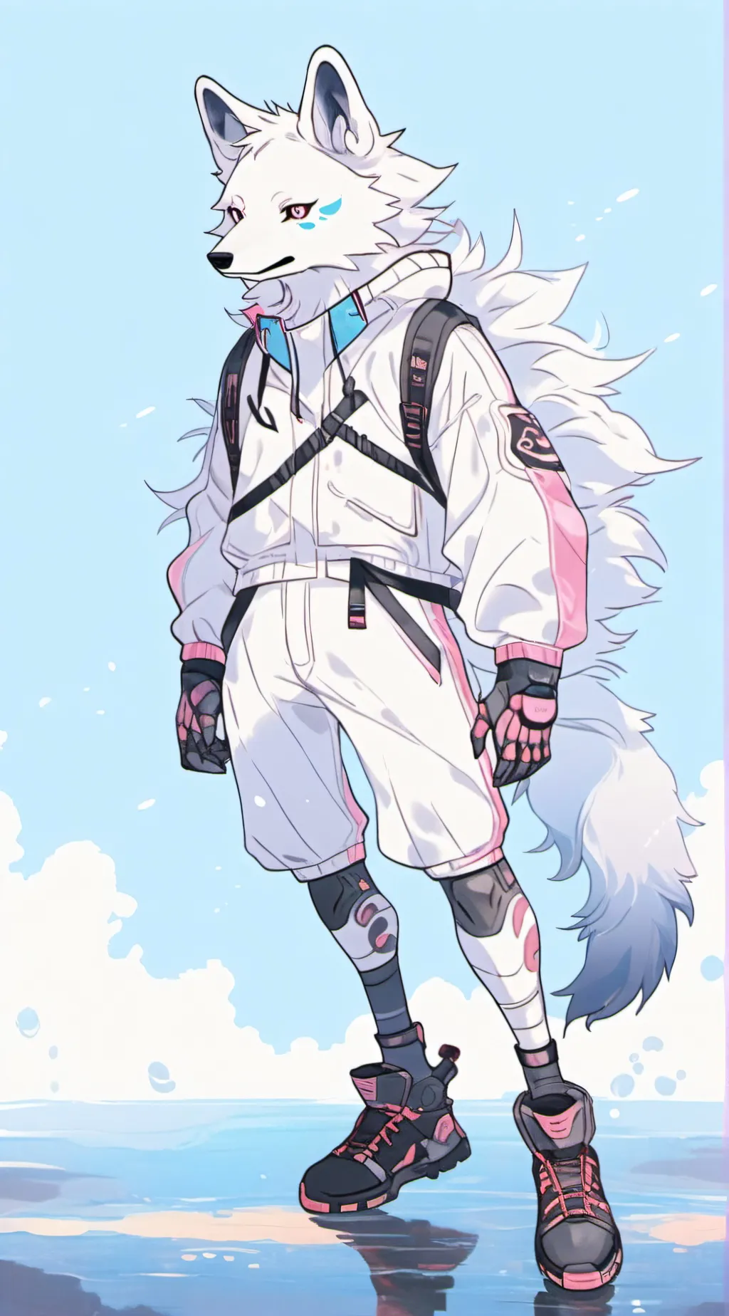 ai character: puro background