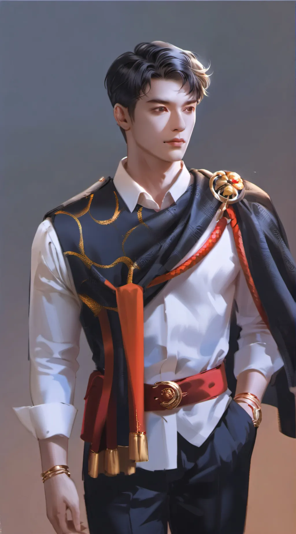 ai character: Caden background