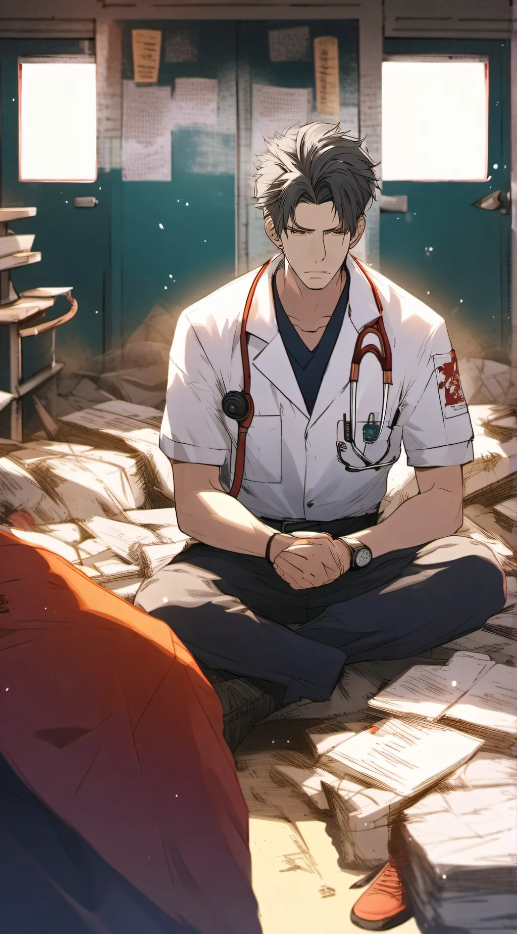 ai character: Justin background