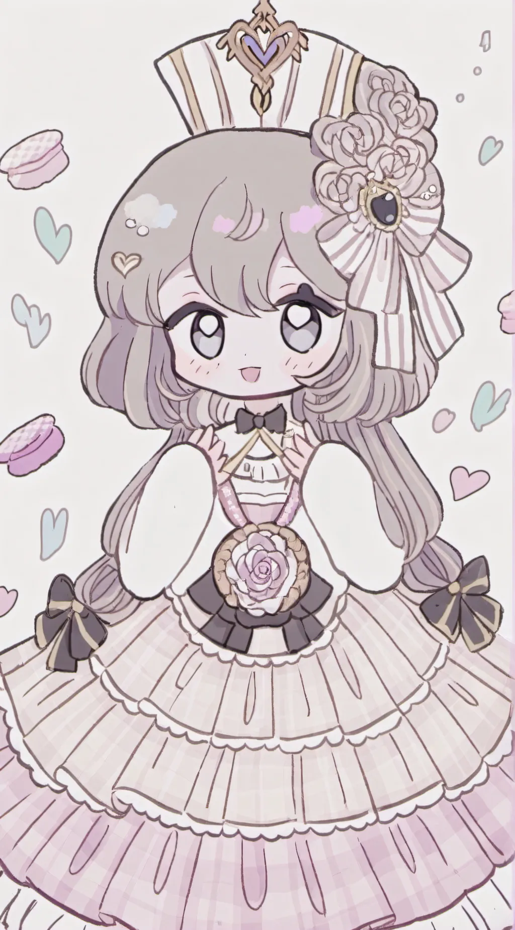 ai character: CHIBI BAKUGO~~~ background