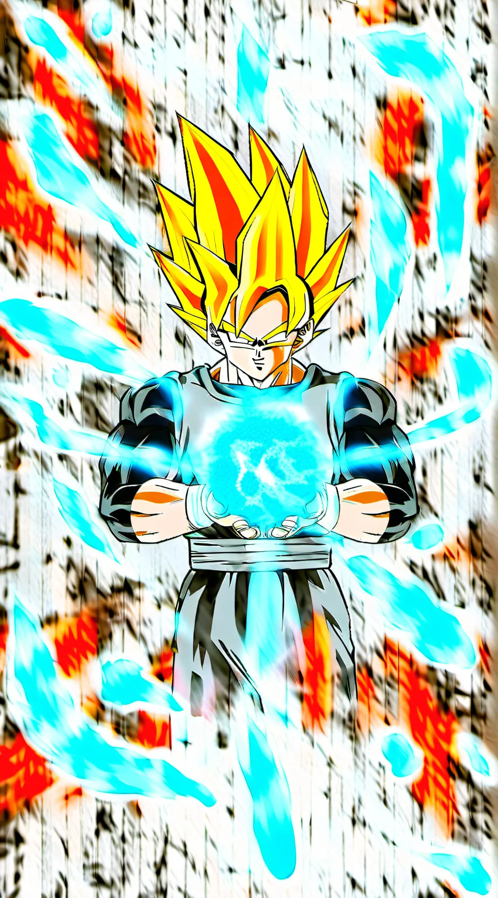 ai character: Trunks with badpic background