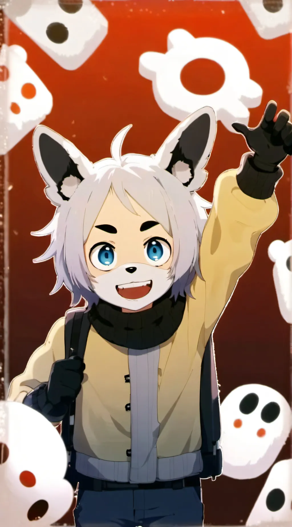 ai character: MHA = FNAF background