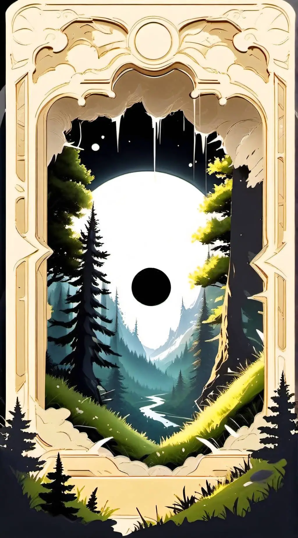 ai character: Black Hole BFB background