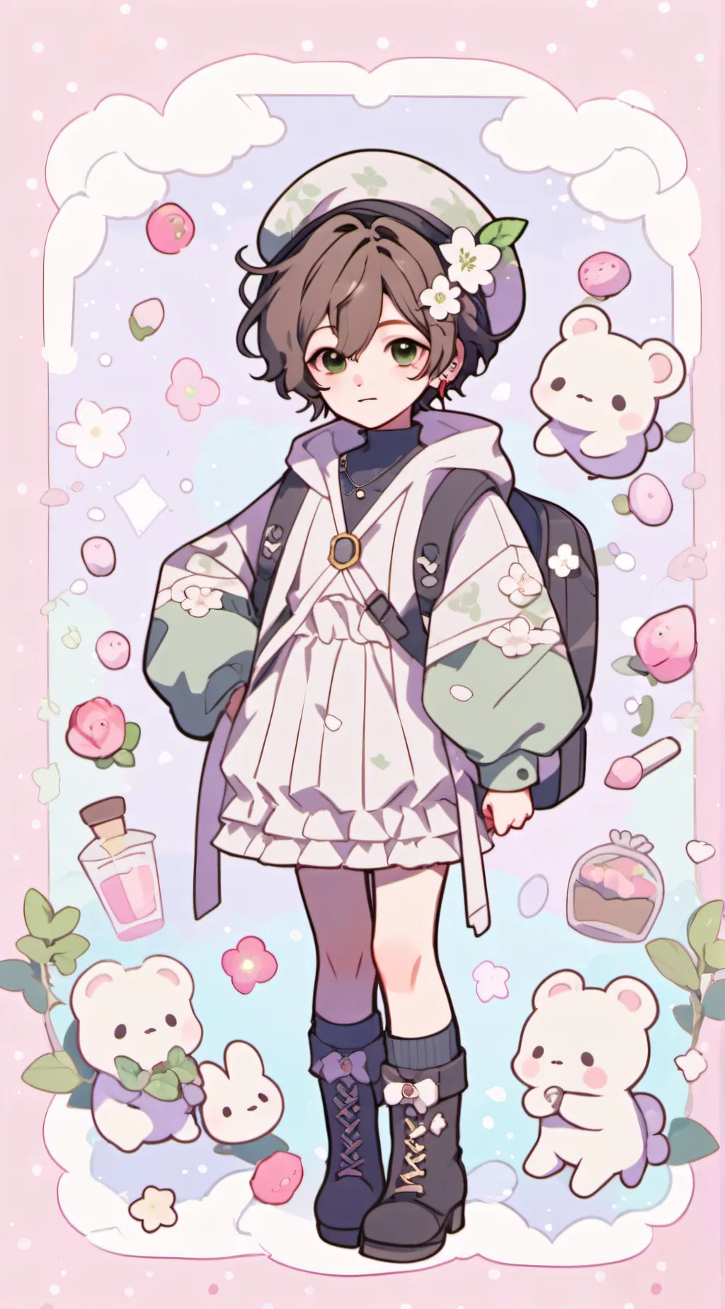 ai character: Oliver background