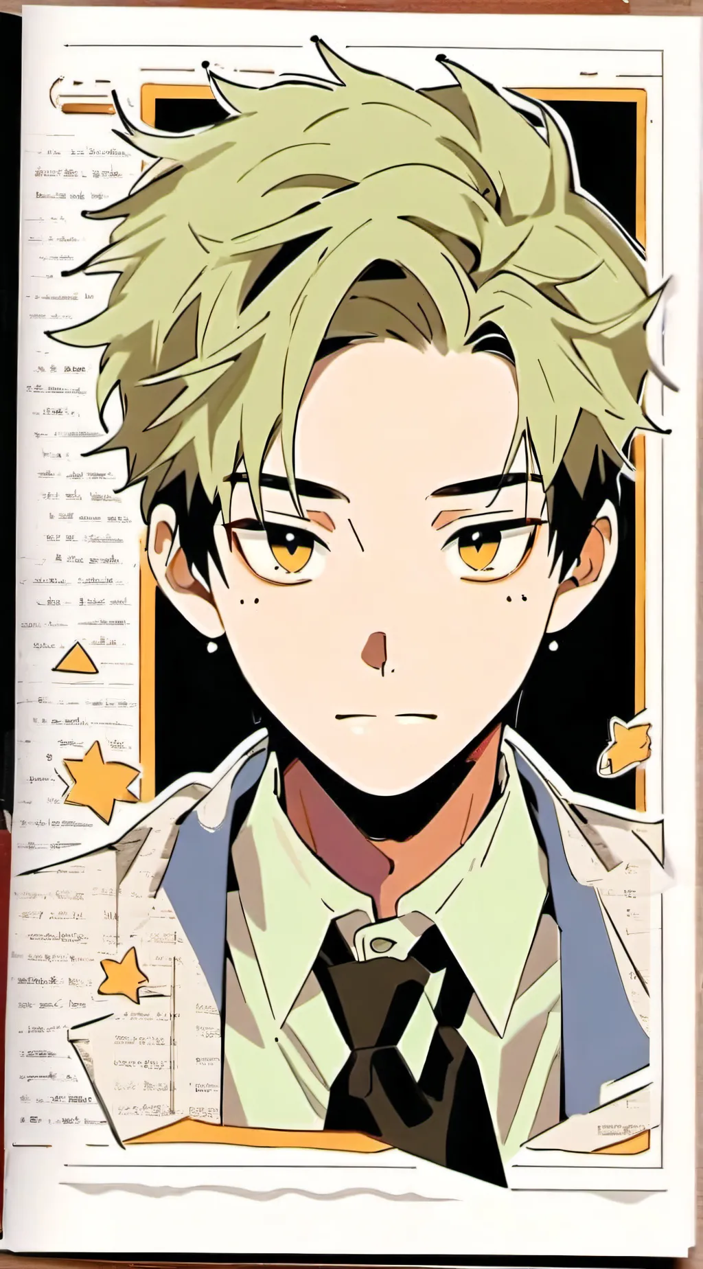 ai character: oliver background