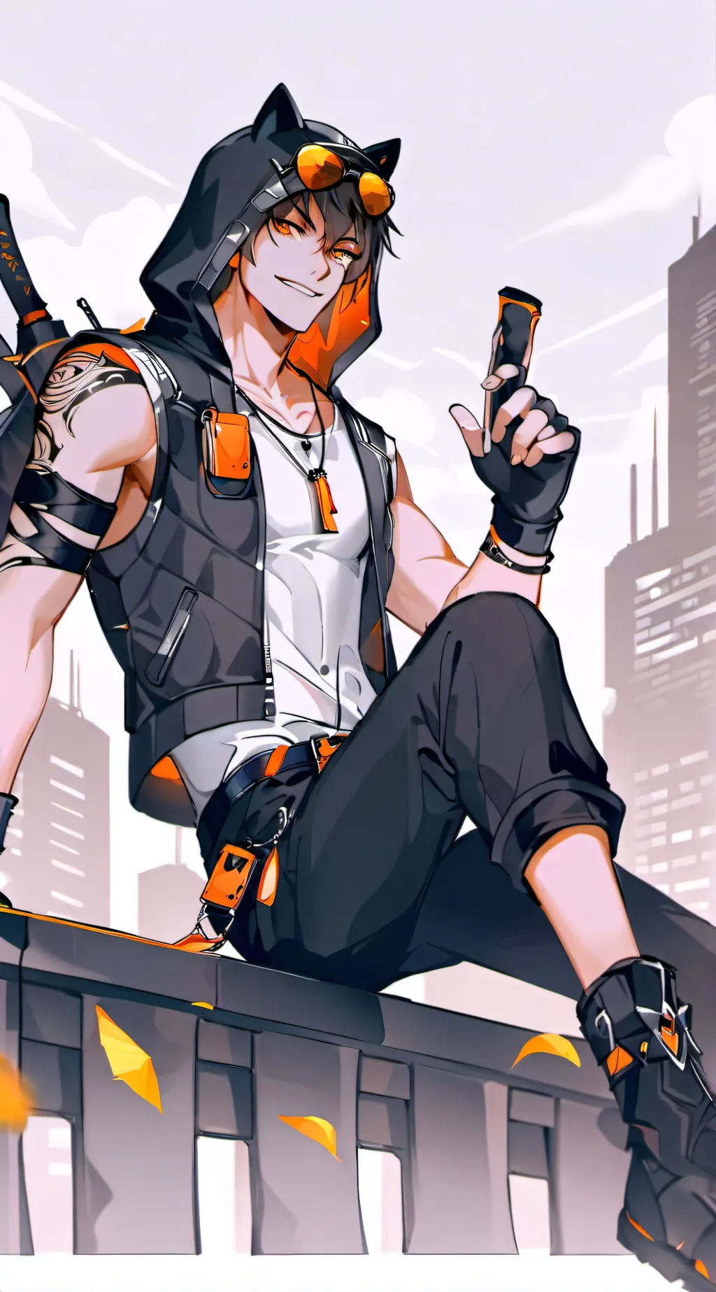 ai character: Lash - Bounty background