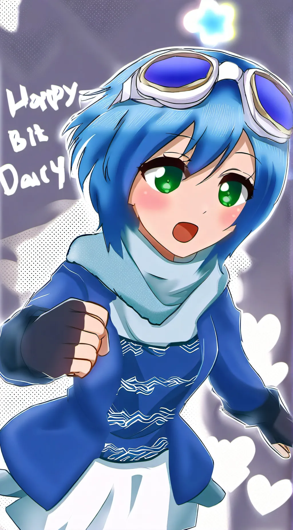 ai character: soninc as a girl  background