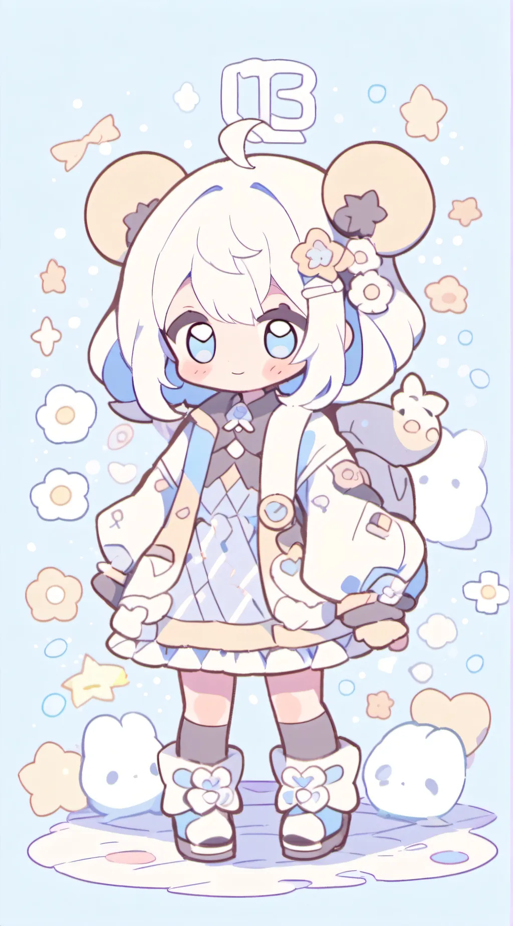 ai character: 3 background