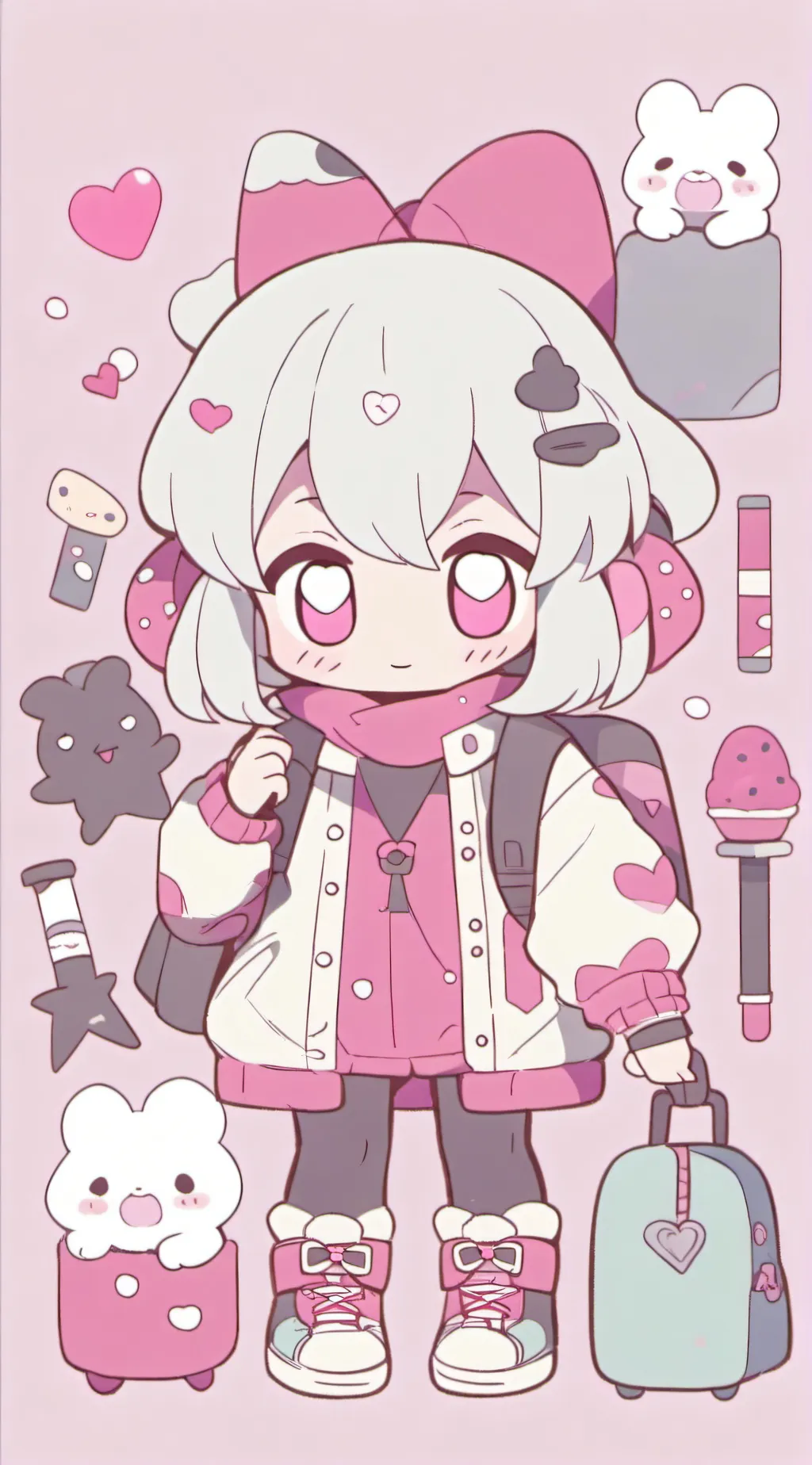 ai character: scared of everythi background